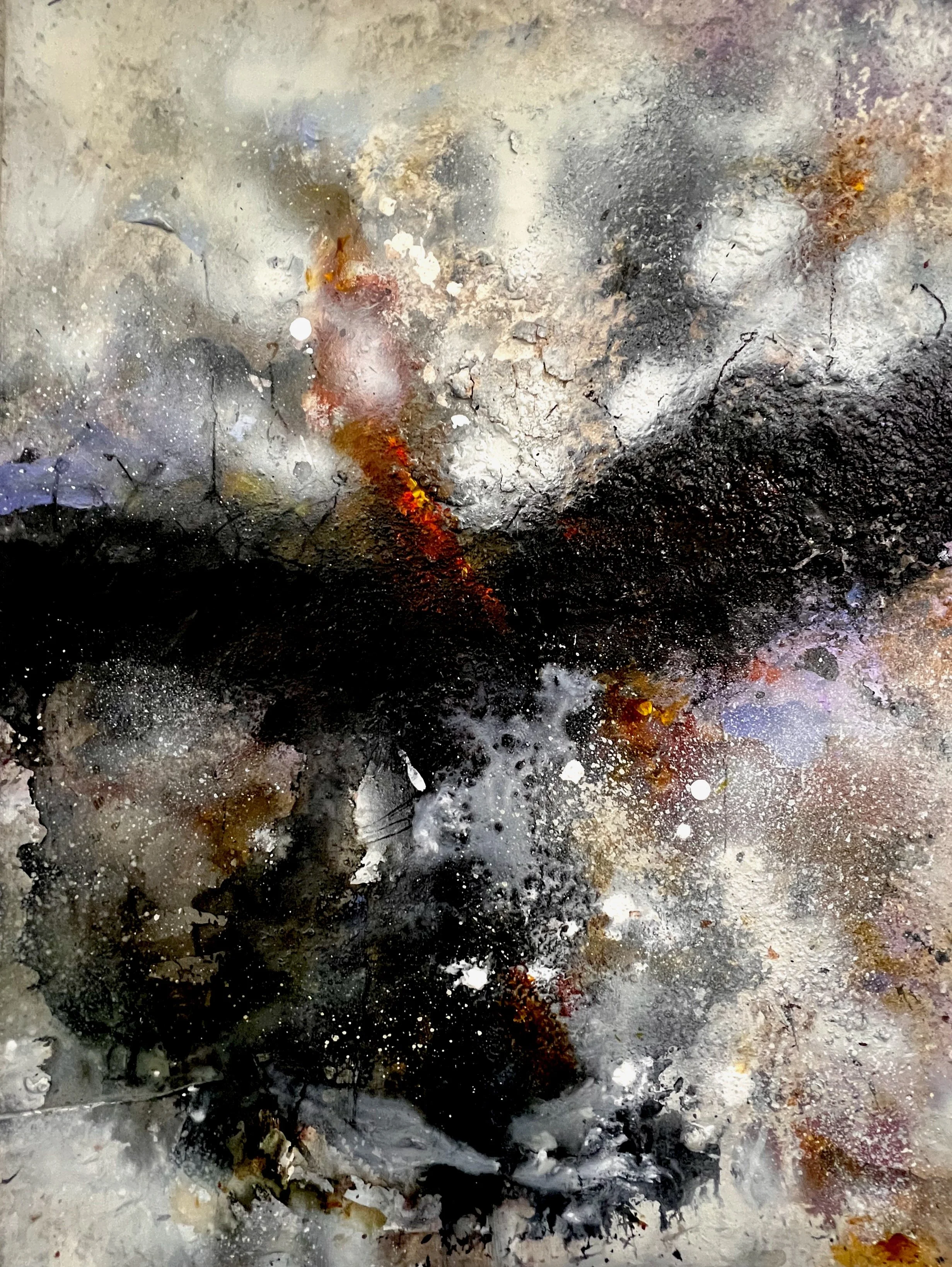 Igneous  II | Acrylic and Mixed Media on Canvas | 80 x 60 cm | Available