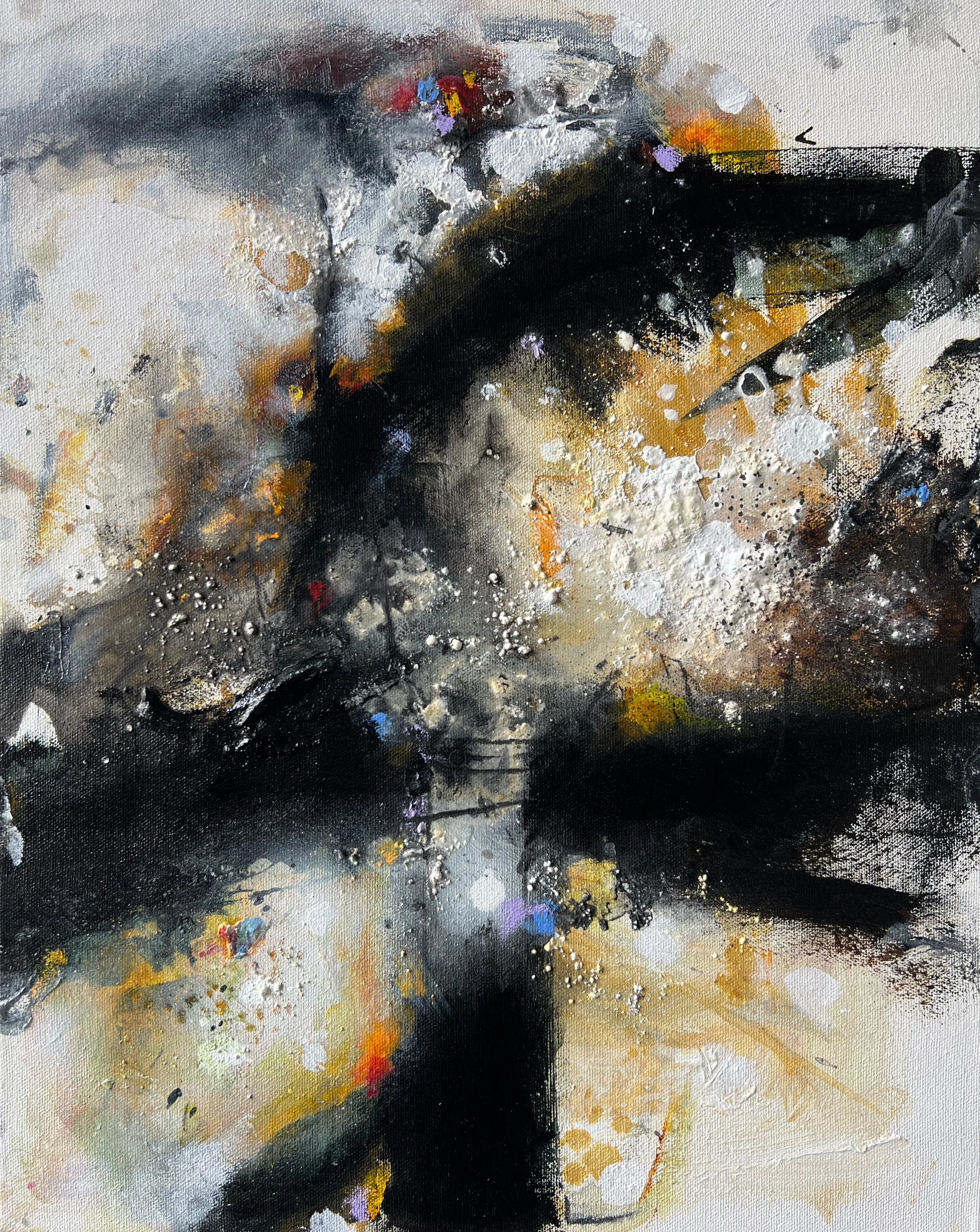 Subterranean I | Acrylic and Mixed Media on Canvas | 50.5 x 40.5 cm | Available