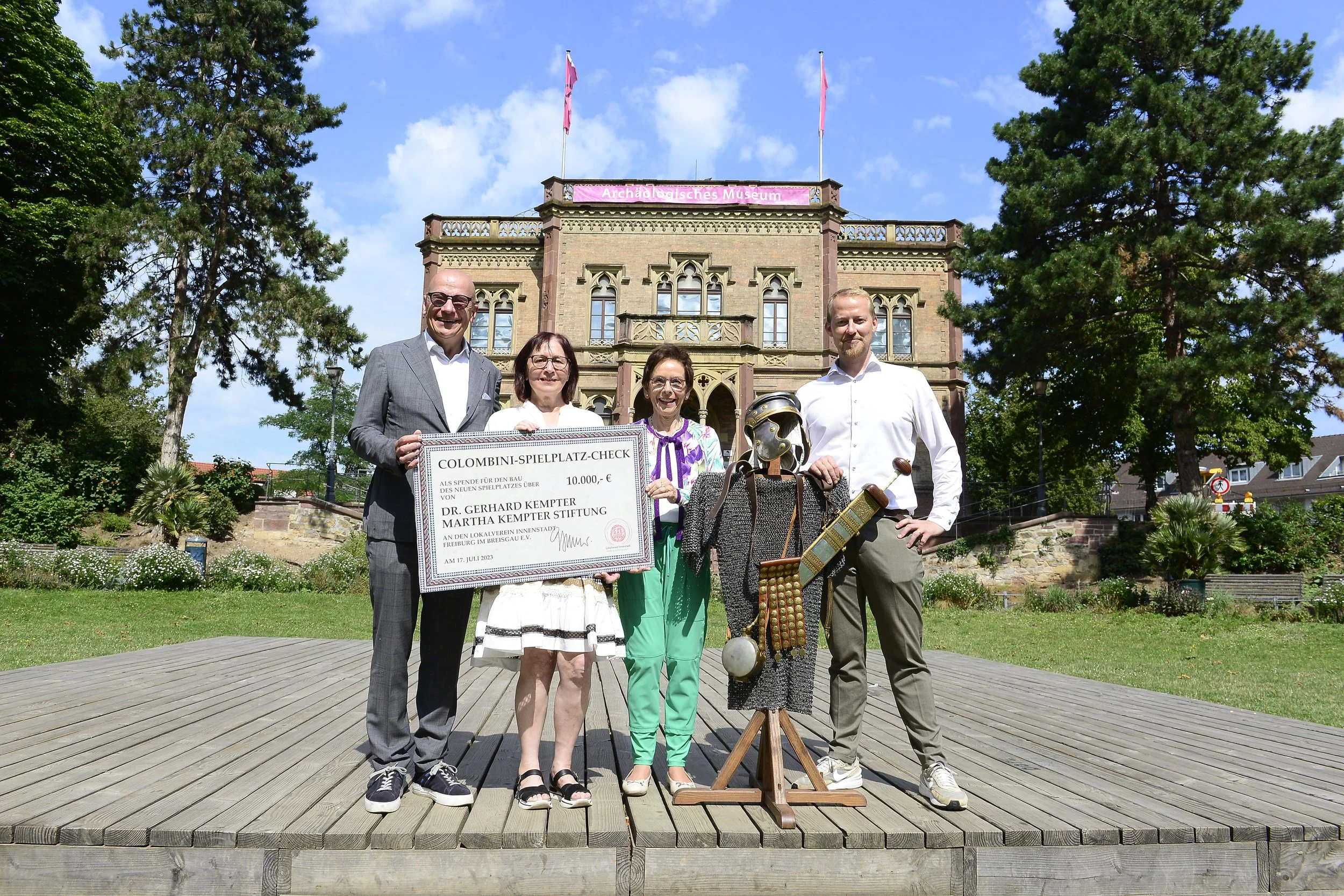 Foto der Spendenübergabe