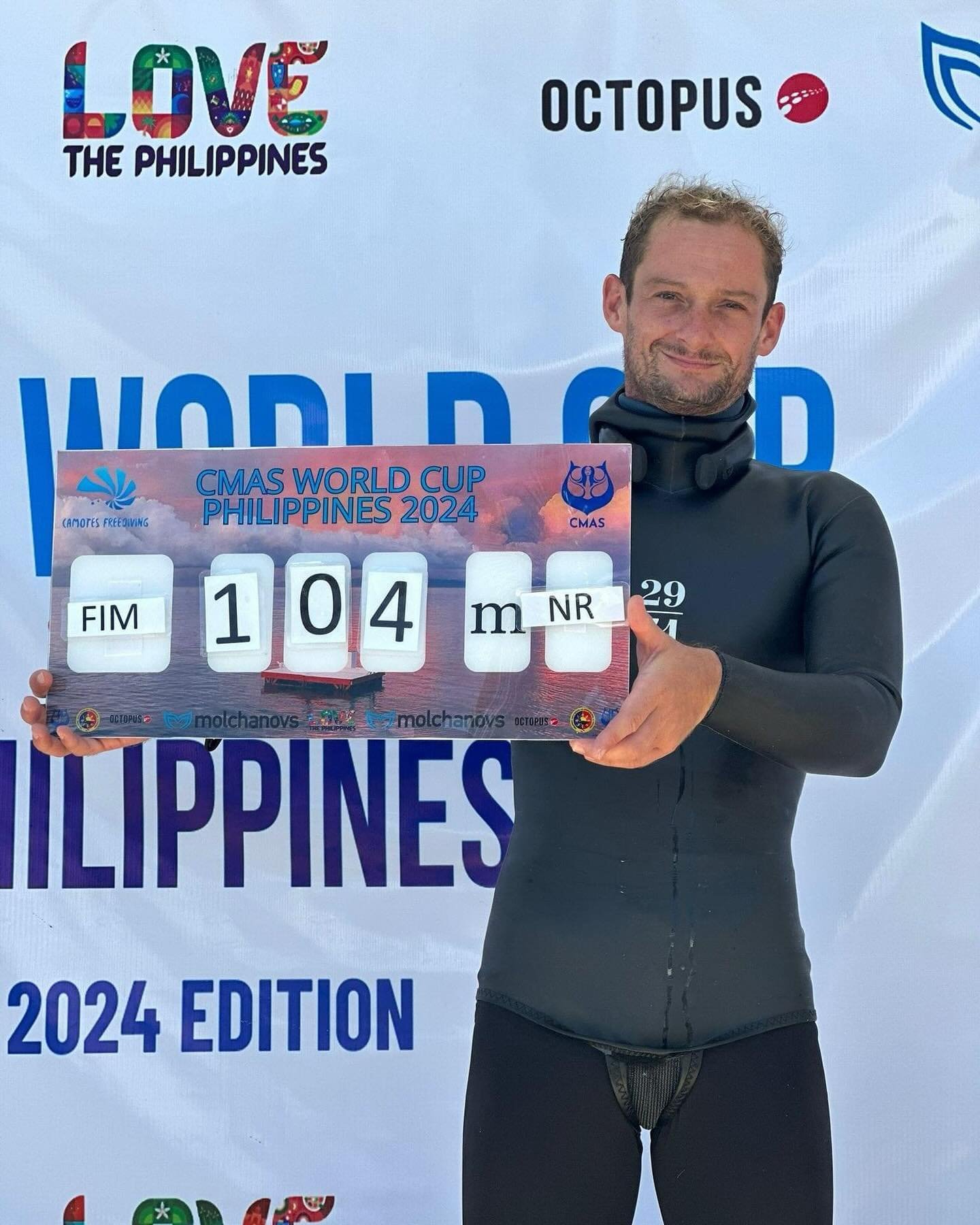 🎉🏅 Huge congratulations to our very own jedi instructor @matt_hill1992 for setting a new UK record with an incredible 104m dive without fins (FIM) at the CMAS World Cup 2024 in the Philippines! 🌊🏆

You&rsquo;ve just set the bar deep... like reall