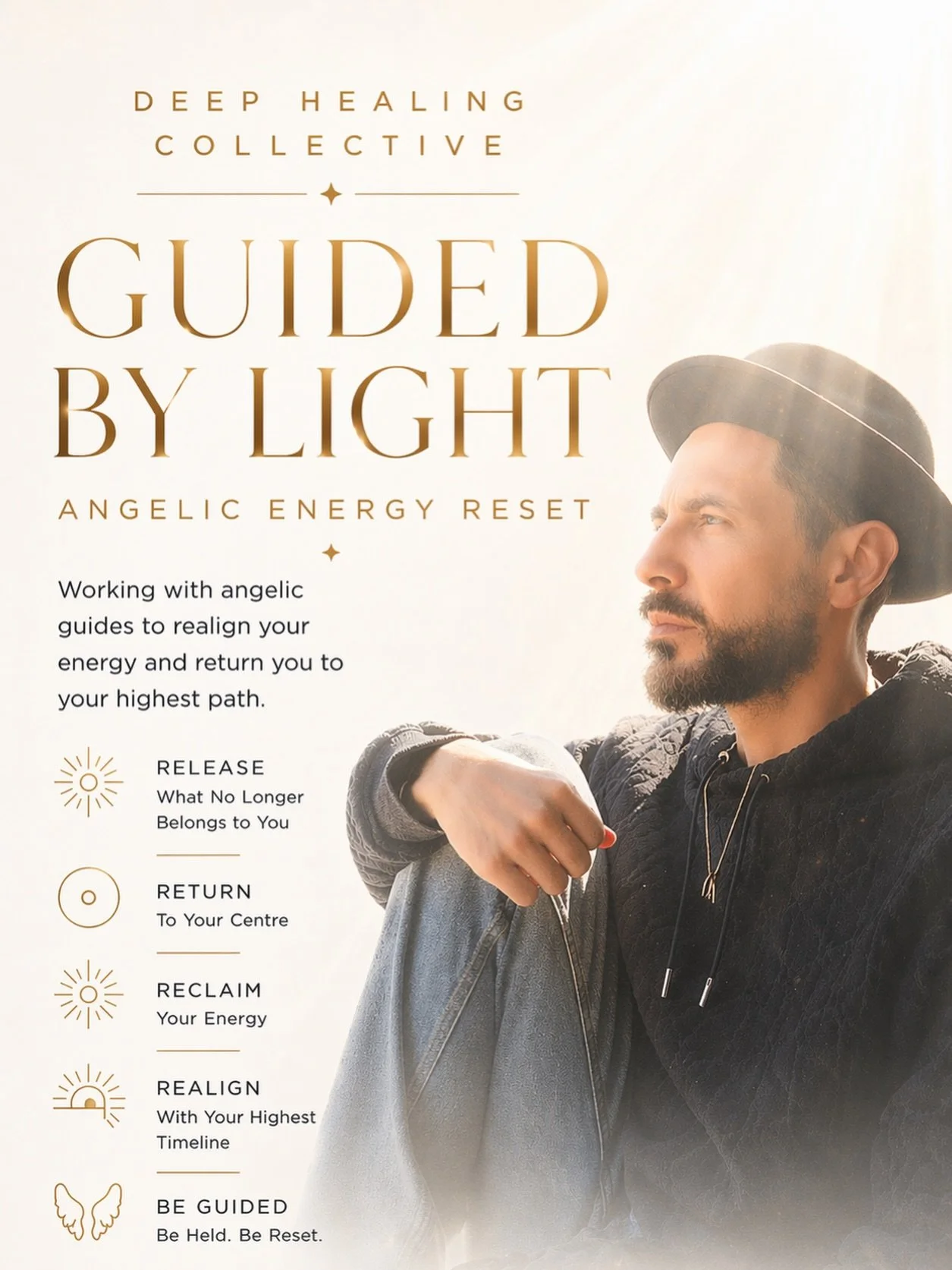 ✨DEEP HEALING COLLECTIVE SPECIAL -  GUIDED BY LIGHT 
An Angelic Energy Reset on Zoom - This Sunday✨

I want to share something with you&hellip;

Over the last couple of months, I&rsquo;ve quietly been working with angelic guides in a deeper way than 