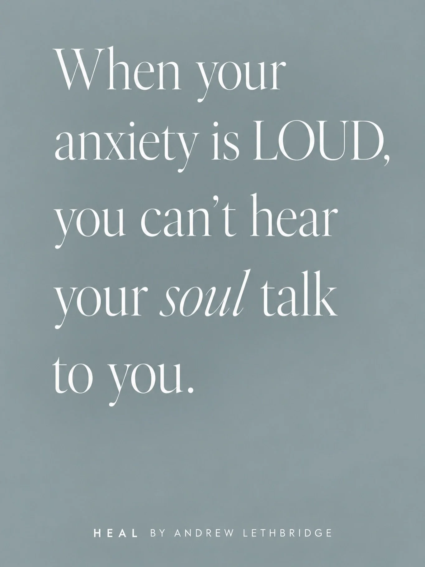 ⟁ One of the questions I&rsquo;m asked most often is:

&ldquo;Why can&rsquo;t I hear my guides?&rdquo;
&ldquo;Why can&rsquo;t I hear my soul?&rdquo;
&ldquo;Why can&rsquo;t I hear my angels or star beings?&rdquo;

And one of the first things I always 
