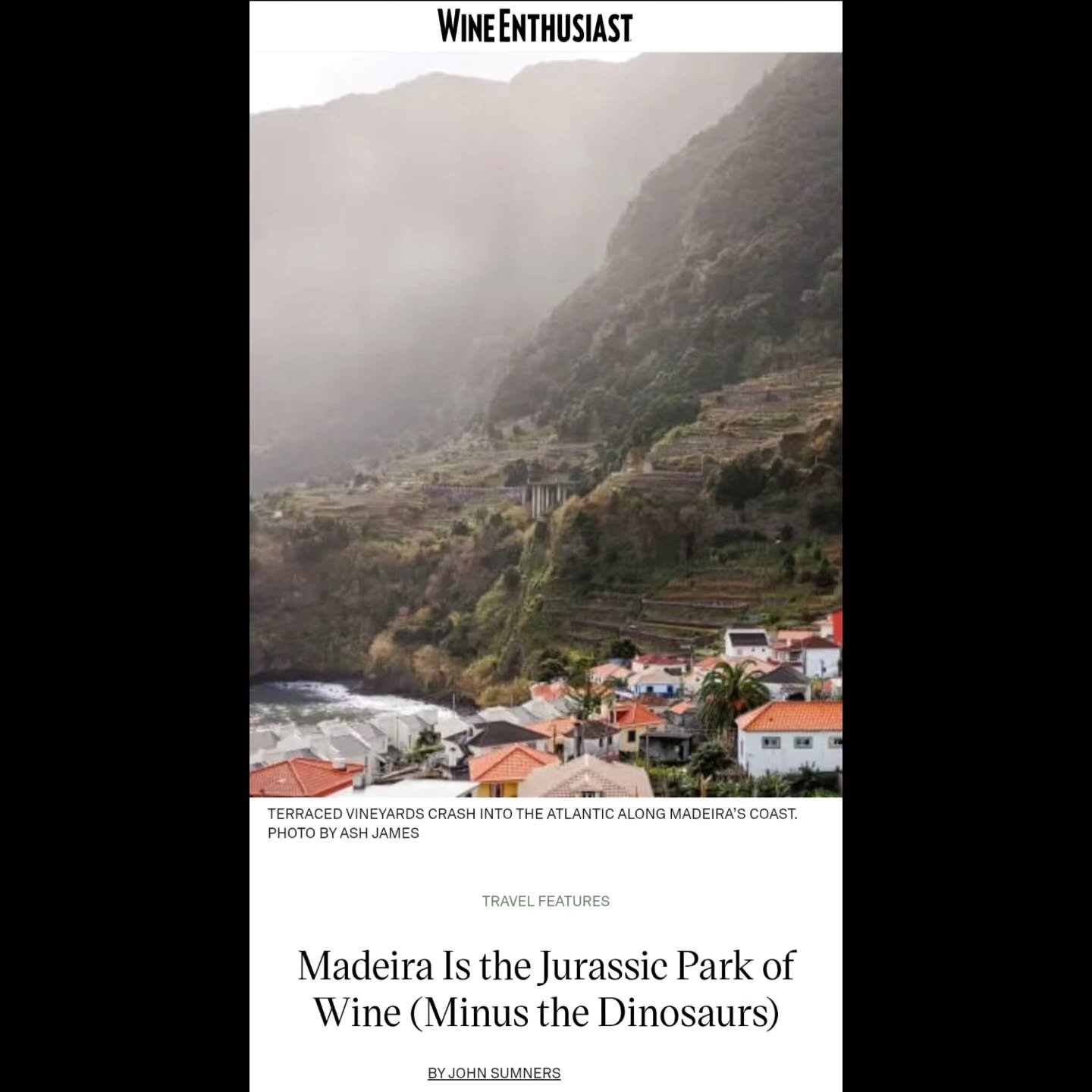 Of all the world's wine regions, it's hard to imagine one more unique, mystical, and wild than the subtropical island of Madeira. There's simply nothing like it anywhere else on earth.

Come get lost in Madeira's primal magic in this online preview, 