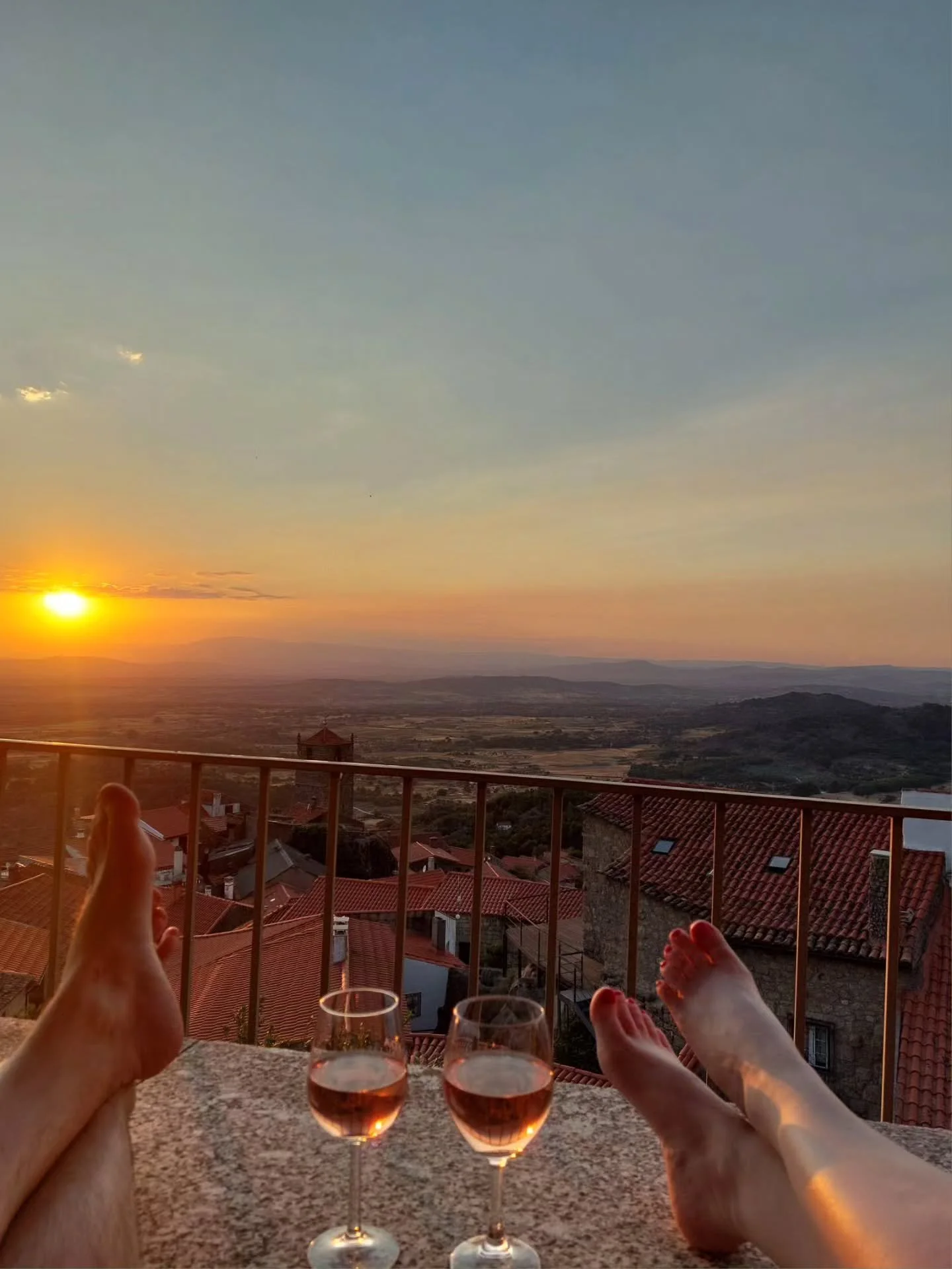 Because sometimes you just need to stop, turn off, retreat out into the still, quiet, middle-of-nowhere borderlands between Portugal and Spain, and just breathe...

#LetsBeStill #IberianLife #GetOutThere #SunsetWine #AncientHistory 
@amandajmcgrath