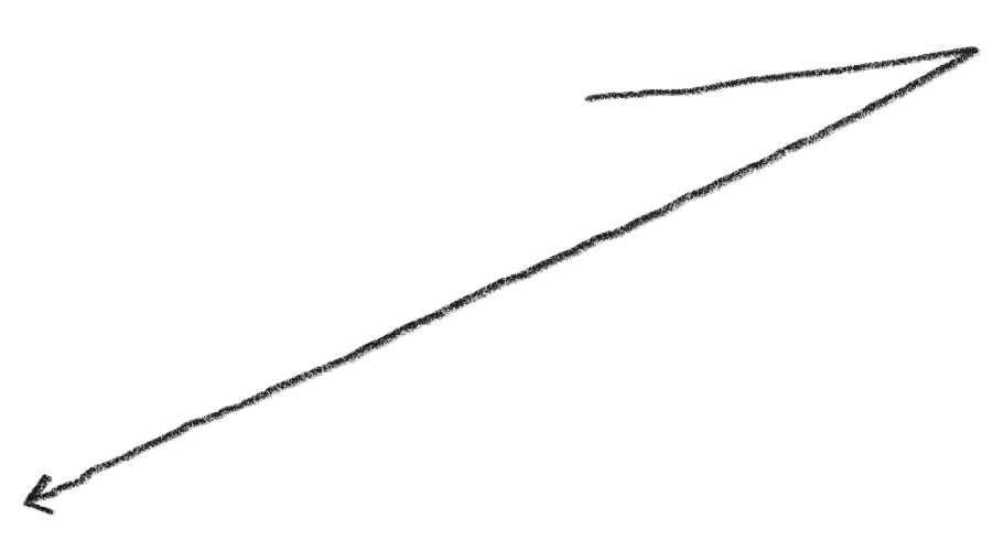 A black and white diagram showing a right triangle with labeling, and two vectors originating from the same point, with one vector pointing to the top right and the other pointing to the bottom left.