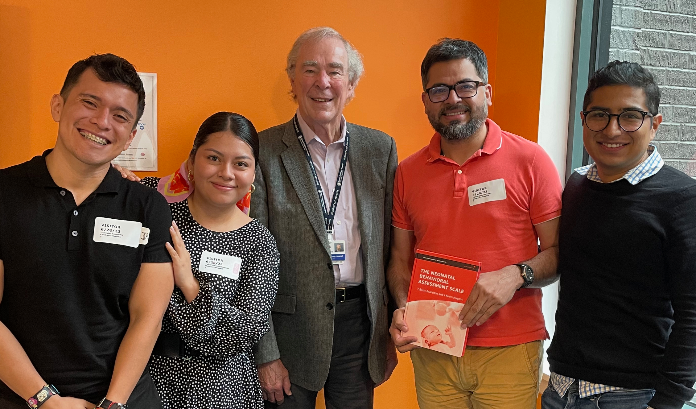 First NBO training conducted in Spanish - healthcare providers learning newborn behavioral assessment techniques. Spanish NBO training, newborn assessment training, healthcare provider education