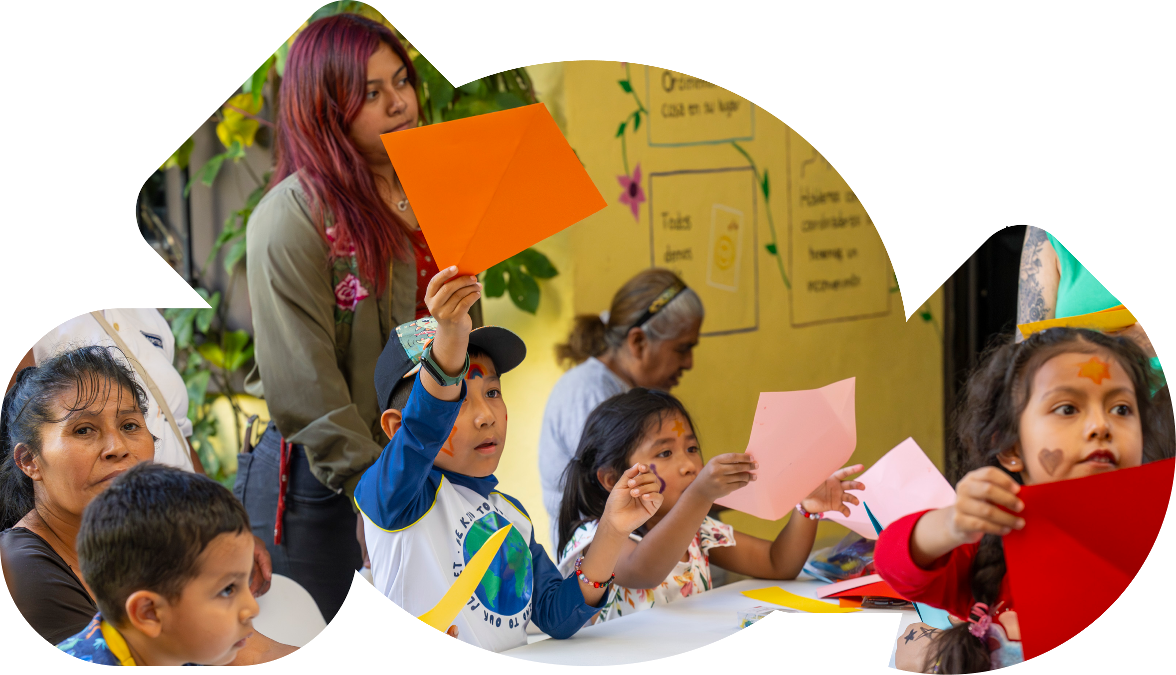 Community gathering - local voices shaping family support programs and early childhood interventions. community participation, Oaxaca programs, local voices, participatory design