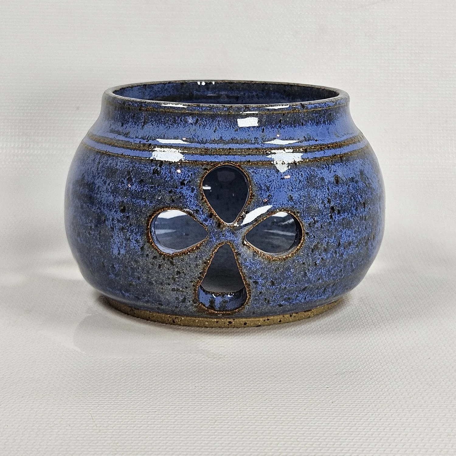 Stoneware Pottery Tealight Burnt Mill Potters Karen Amundsen