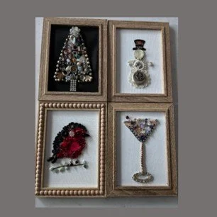 Button & Broach Art Workshop  October 25th in Whitehouse NJ