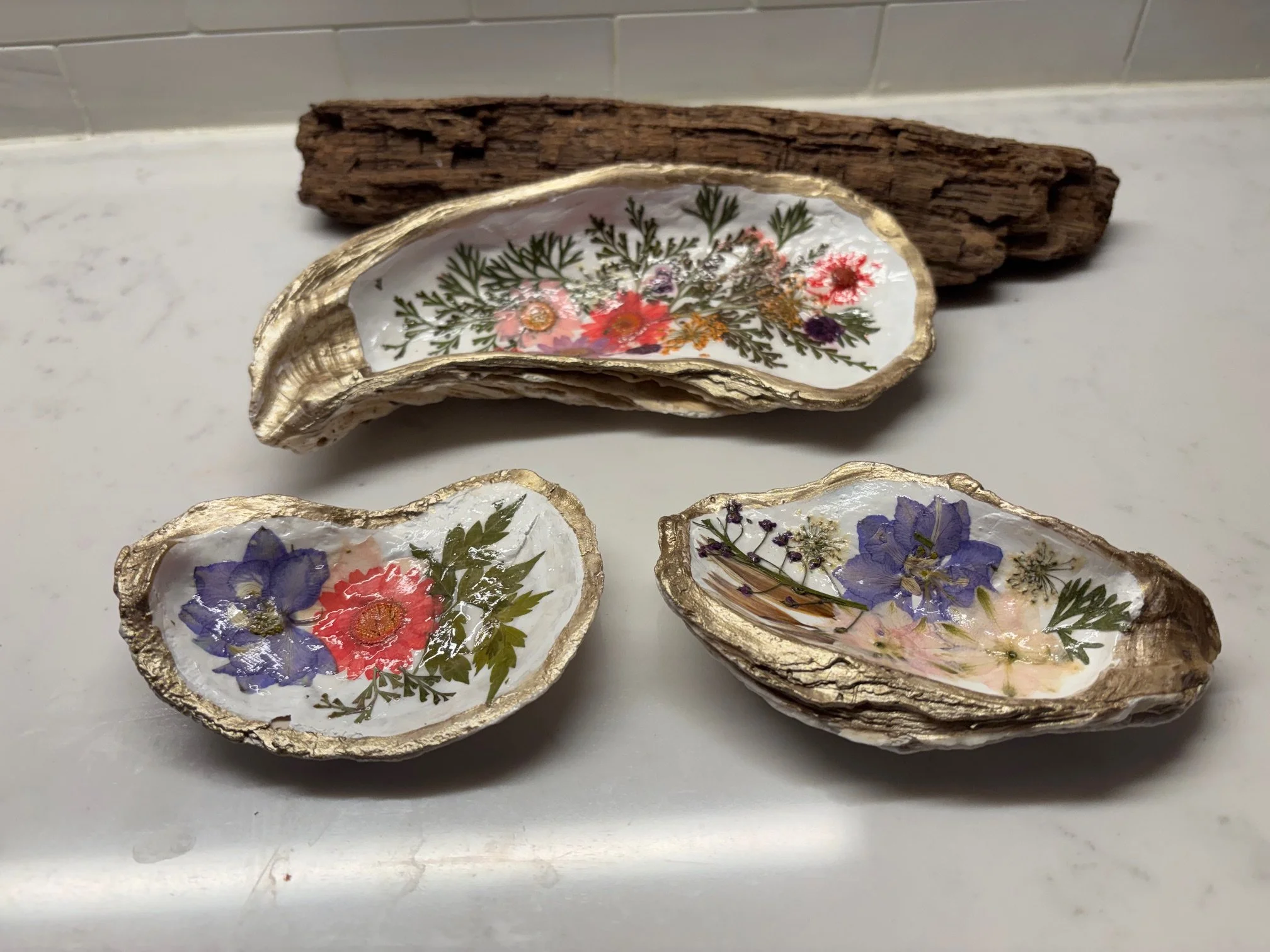 Oyster Shell Ring Dishes on May 8th in Whitehouse NJ