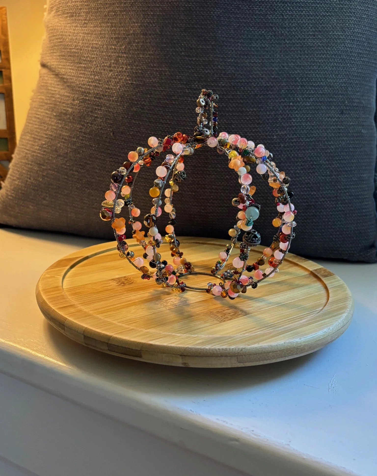 Beaded Wire Pumpkin Workshop September 20th in Whitehouse NJ