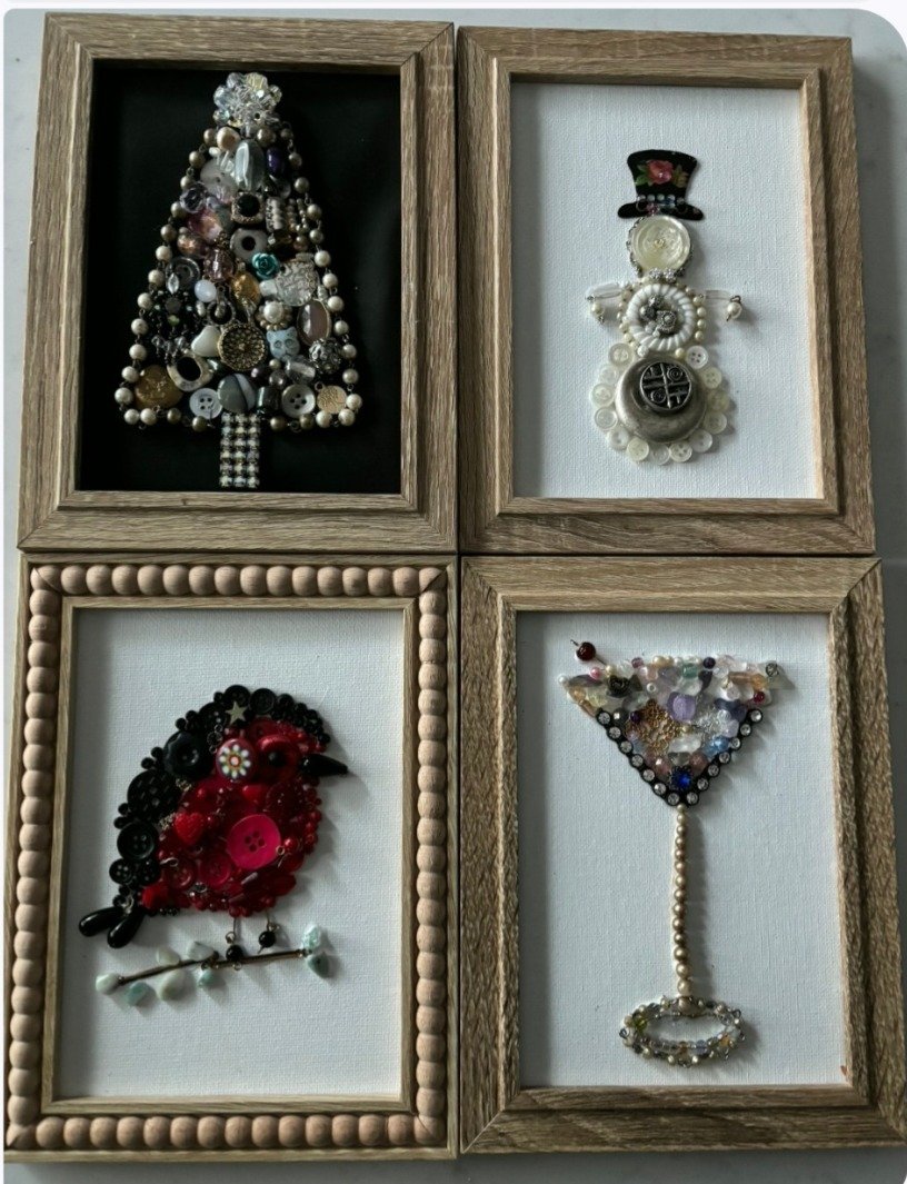 Button & Brooch Art Workshop  November 20th in Whitehouse NJ
