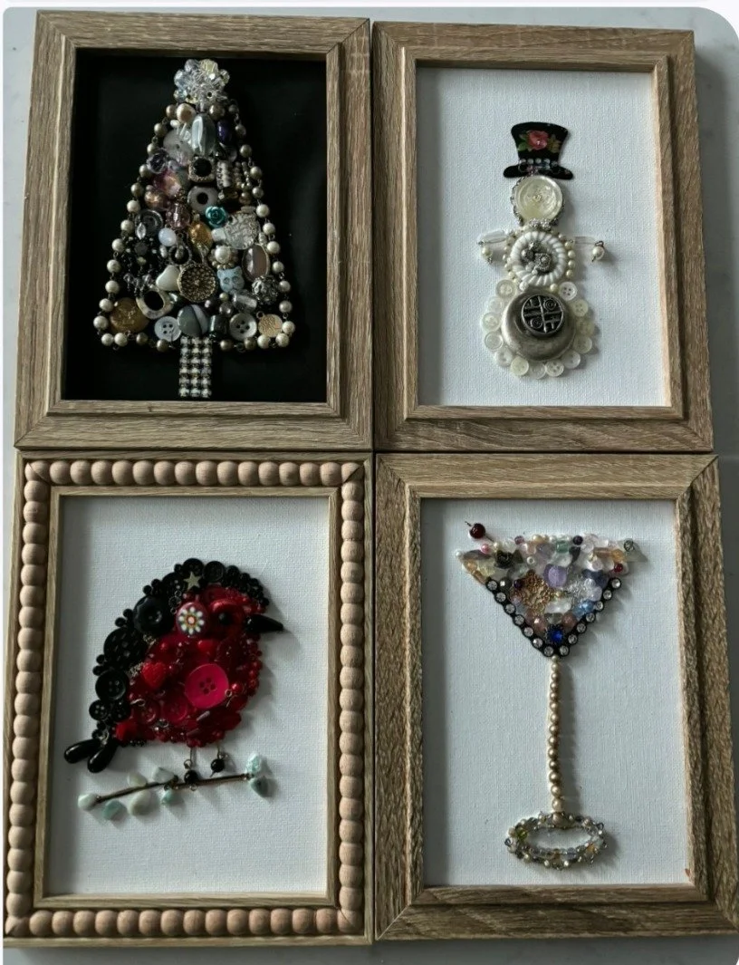 Button & Brooch Art Workshop  October 21st in Whitehouse NJ