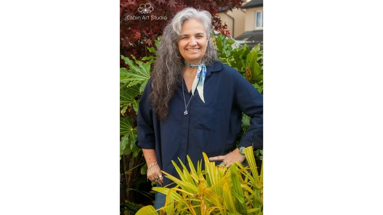 Cabin Art Studio Artist & Jewellery Designer Gwen Léost Kane
