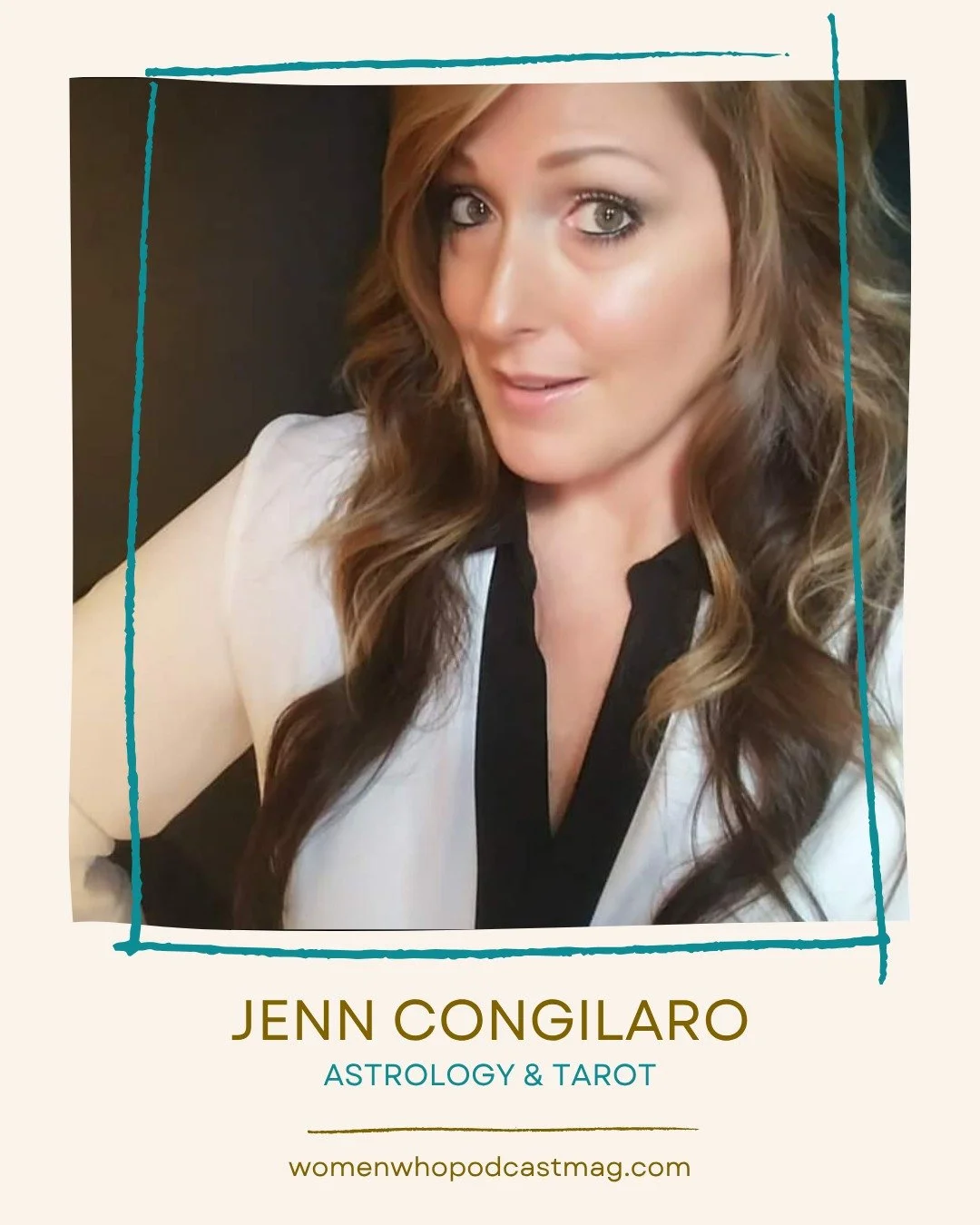 MEET THE WRITER!

Jenn Congilaro is the resident expert tarot reader and astrologist for Women Who Podcast magazine. 

In the October issue, Jenn shared her insights in the Astrology and Tarot for Podcasters segment. Be sure to read all about your si