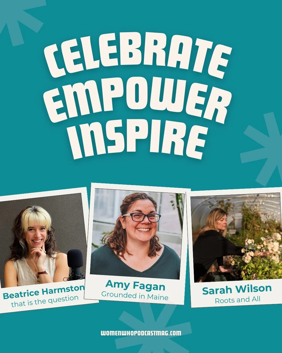 CELEBRATING WOMEN PODCASTERS

💠💠💠💠💠💠💠💠💠💠💠💠💠

In celebration of Women's History Month, Women Who Podcast magazine will be acknowledging (all month long!) the podcasters that have been featured since the very first issue in April 2021.

We