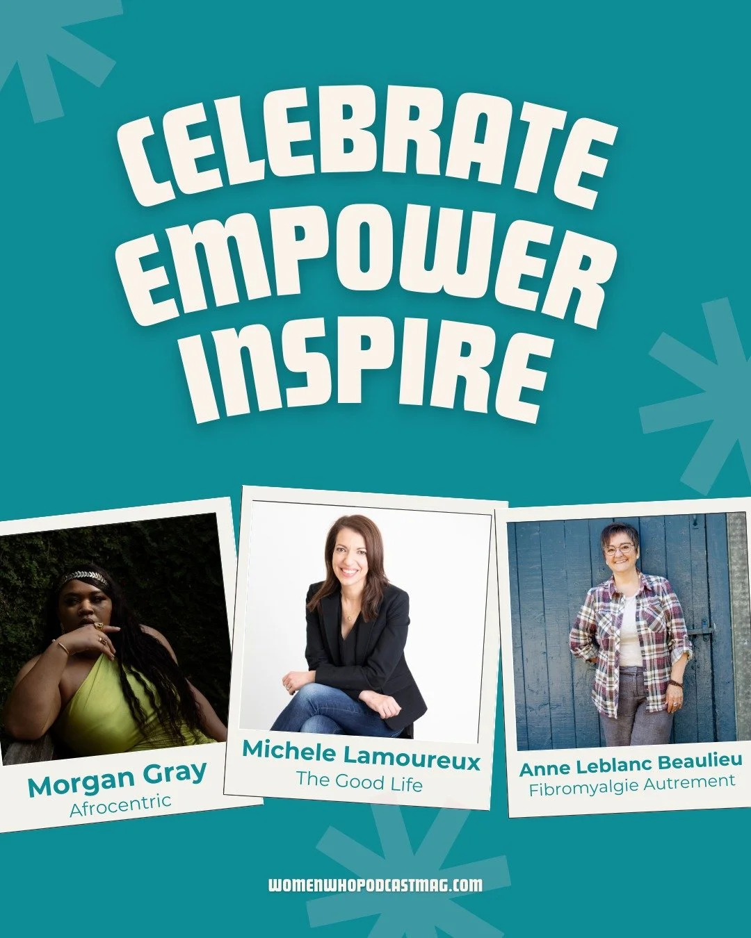 CELEBRATING WOMEN PODCASTERS

💠💠💠💠💠💠💠💠💠💠💠💠💠

In celebration of Women's History Month, Women Who Podcast magazine will be acknowledging (all month long!) the podcasters that have been featured since the very first issue in April 2021.

We