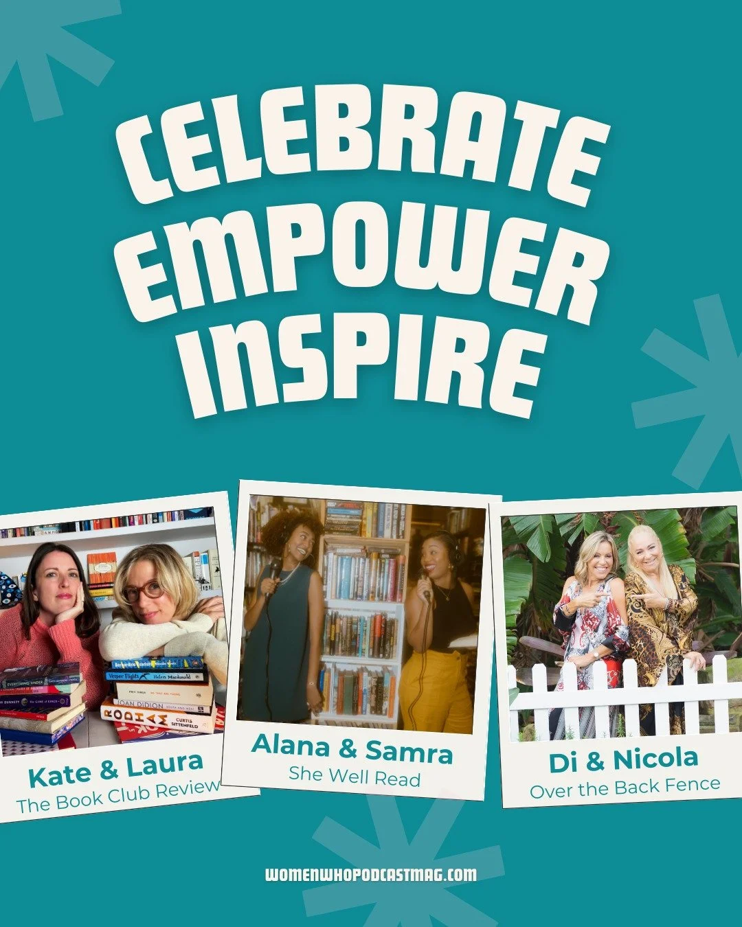 CELEBRATING WOMEN PODCASTERS

💠💠💠💠💠💠💠💠💠💠💠💠💠

In celebration of Women's History Month, Women Who Podcast magazine will be acknowledging (all month long!) the podcasters that have been featured since the very first issue in April 2021.

We