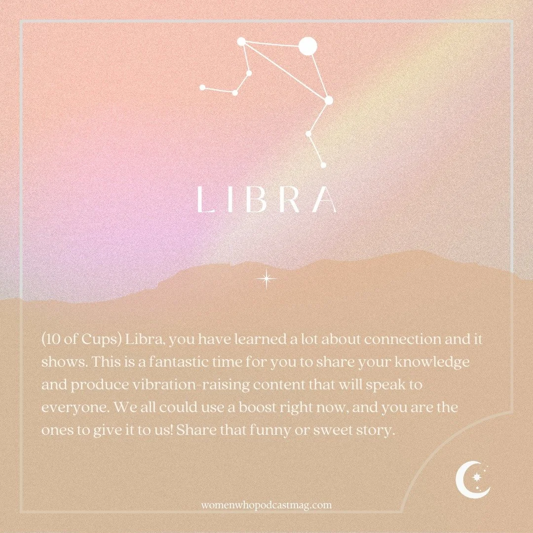 ASTROLOGY &amp; TAROT
FOR PODCASTERS!
(Libra - Pisces)

Do you feel it? The heaviness? We have all been going through it lately. Not only have we had the intense energy of the last Mercury Retrograde, but also another Eclipse as well giving us a seri