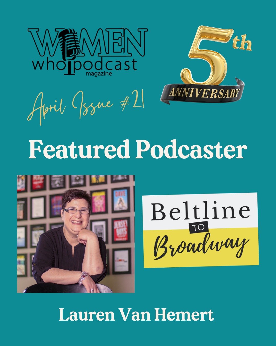 FEATURED PODCASTER!

⭐️⭐️⭐️⭐️⭐️⭐️⭐️⭐️⭐️⭐️

In an era where content is constant and attention is fleeting, Lauren Van Hemert, self-proclaimed &ldquo;Theater Kid at Heart,&rdquo; has built something notable: a platform rooted not in speed or scale, but