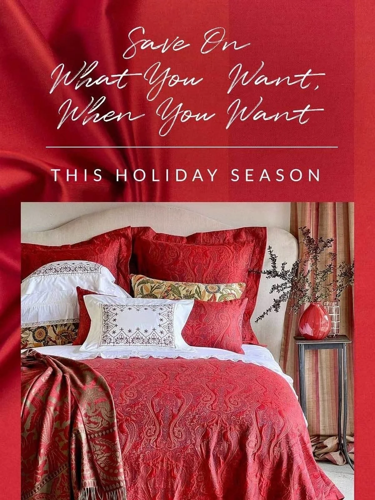 The Luxury Of Leisure Sale Starts Now...

This holiday, while others rush, we invite you to relax. Because time is the ultimate luxury. And we value yours.

Save on what you want, when you want this holiday season.

Save 30% Off a one-time purchase o