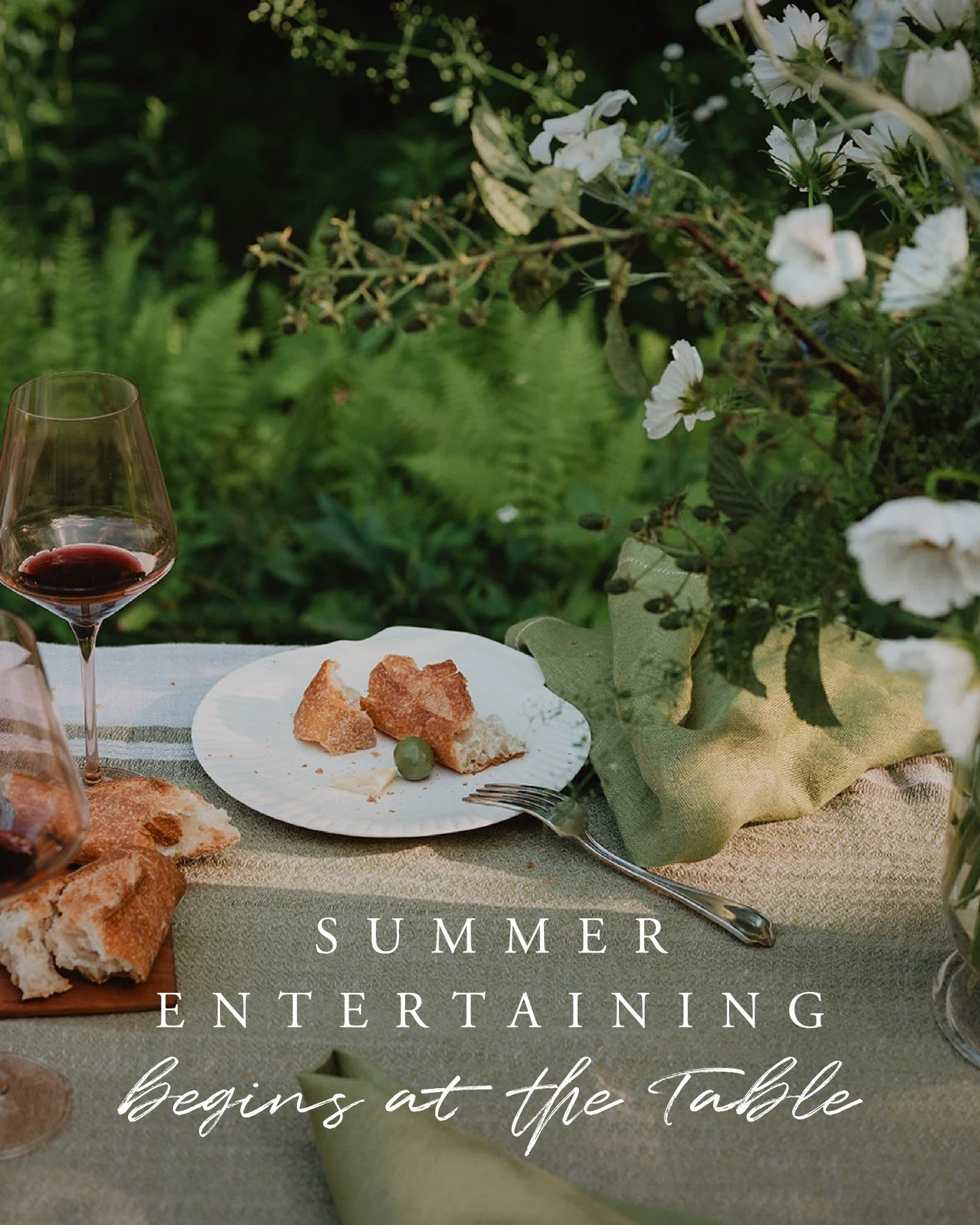 For a summer of gatherings and alfresco entertaining...⁠
⁠
From relaxed linen tablecloths to richly textured runners, napkins, and placemats, our table linens are designed to bring warmth, beauty, and ease to every meal - whether you're hosting frien