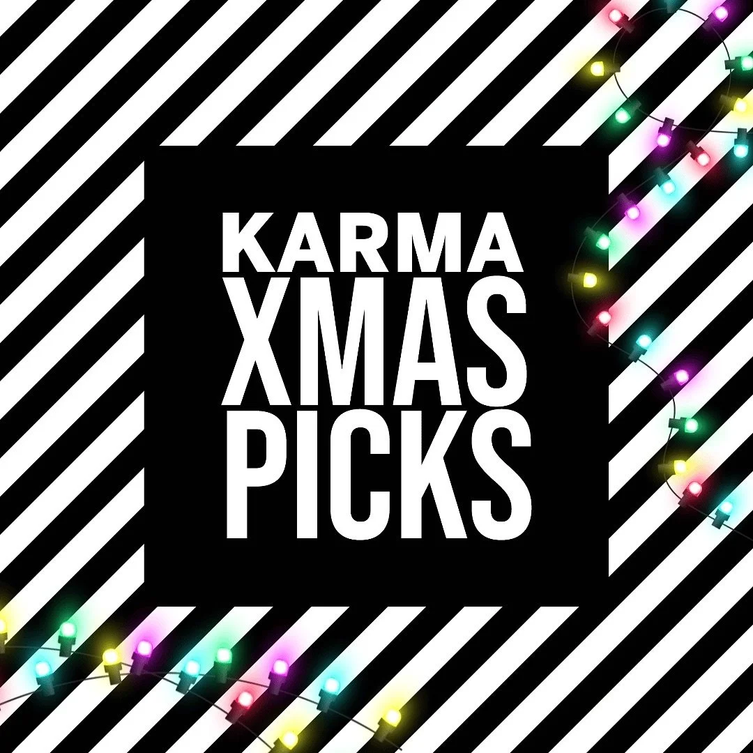 ⬇️⬇️⬇️ 

Geschenkideen f&uuml;r BOLD YOGI*NIS 🖤 unsere Karma X-Mas Picks 👉 PART ONE👇

1 | DO LESS CLUB: Trinkflasche 
2 | Reisematte 
3 | Augenkissen 
4 | MAJOR OM: Calming Room &amp; Body Spray 
5 | I AM MY OWN GURU: Mantra Sweater 

All&lsquo; u