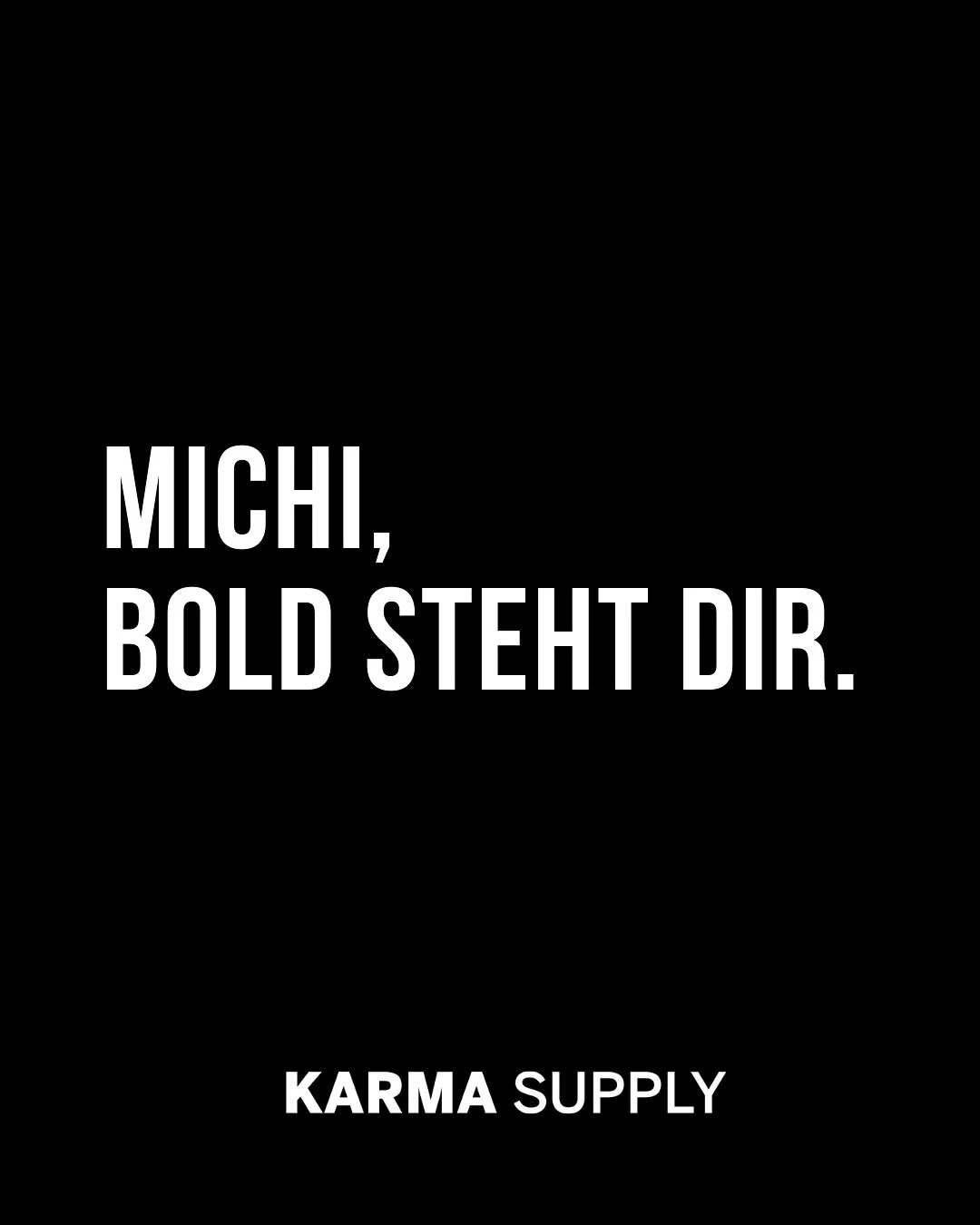 Michi, BOLD STEHT DIR! 🖤🖤🖤
@michi_wildmind.yoga 

____

🖤 KARMA SUPPLY&nbsp;@karma_supply
👉 YOGA FOR THE BOLD!
🧘&zwj;♀️ Matten, Praxis-Supplies &amp; (Yoga) Clothing
📍 ONLINE &amp; OFFLINE IN 1070 VIENNA

#yogaoutfit&nbsp;#yogaoutfits&nbsp;#yo