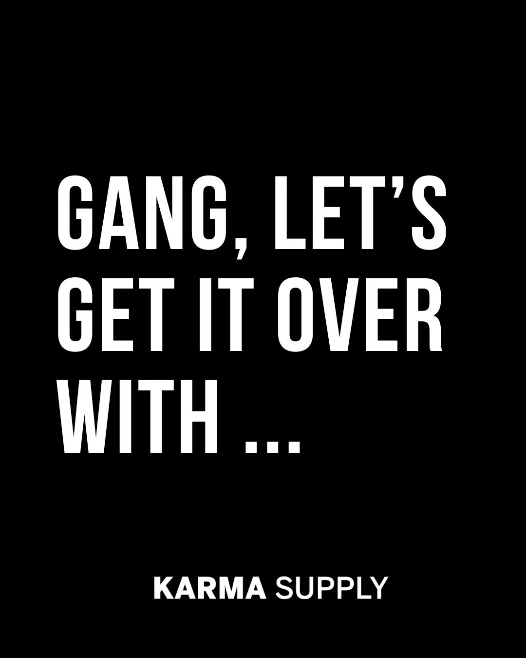 We&lsquo;re in this together 😂🖤 feel free to share, geteiltes Leid halbes Leid! 🥸

&mdash;&mdash;&mdash;

@karma_supply 🖤 Yoga-Matten, Praxis-Supplies &amp; Bold Sports/Street-Wear 📍ONLINE &amp; OFFLINE IN 1070 VIENNA 💪 JOIN THE GANG! 

#yogast