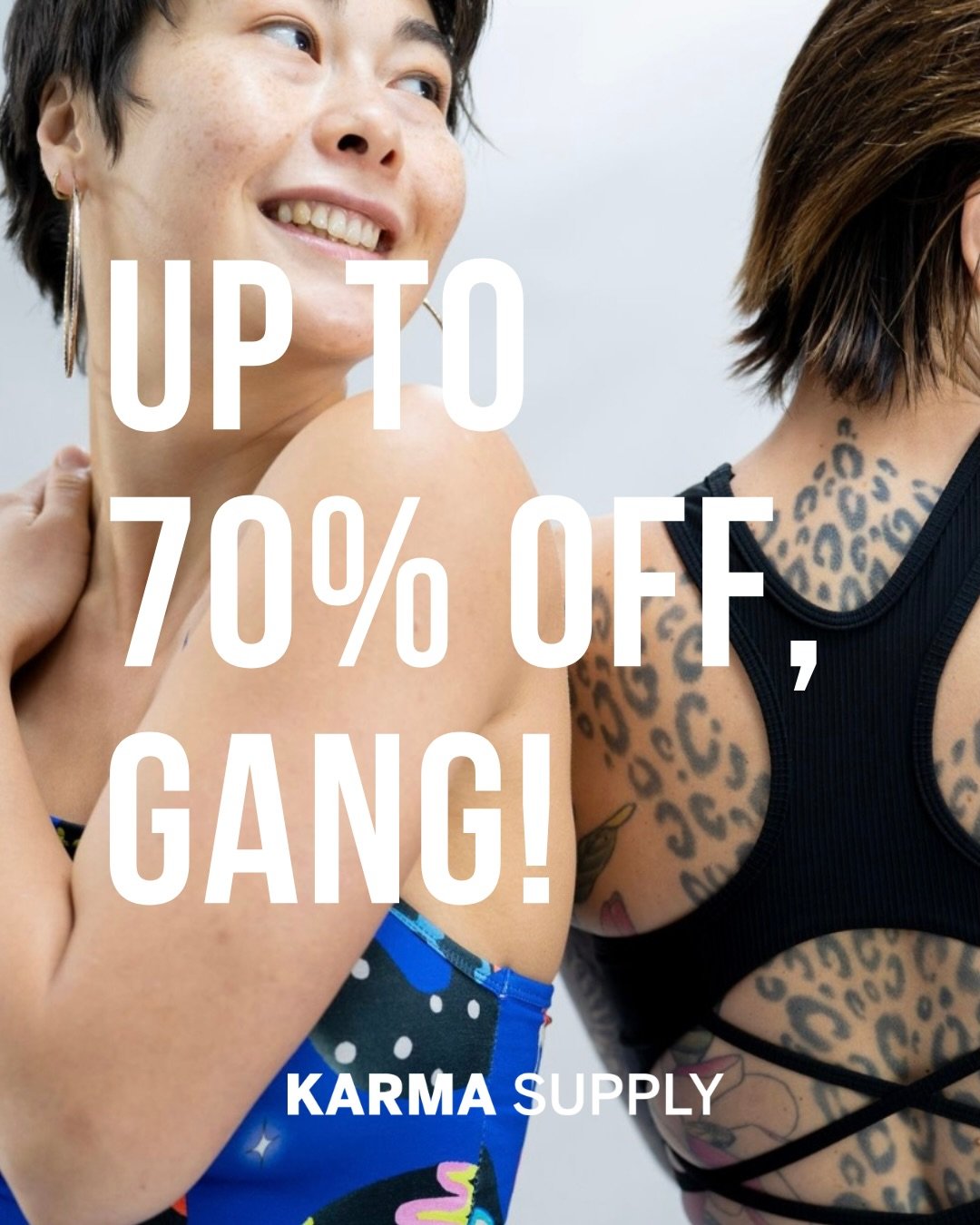 Noch bis Ende J&auml;nner 🙌 COME VISIT, GANG! 

&mdash;&mdash;&mdash;

@karma_supply 🖤 Yoga-Matten, Praxis-Supplies &amp; Bold Sports/Street-Wear 📍ONLINE &amp; OFFLINE IN 1070 VIENNA 💪 JOIN THE GANG!

#yogastore #yogawien #yogaoutfit #yogaoutfits