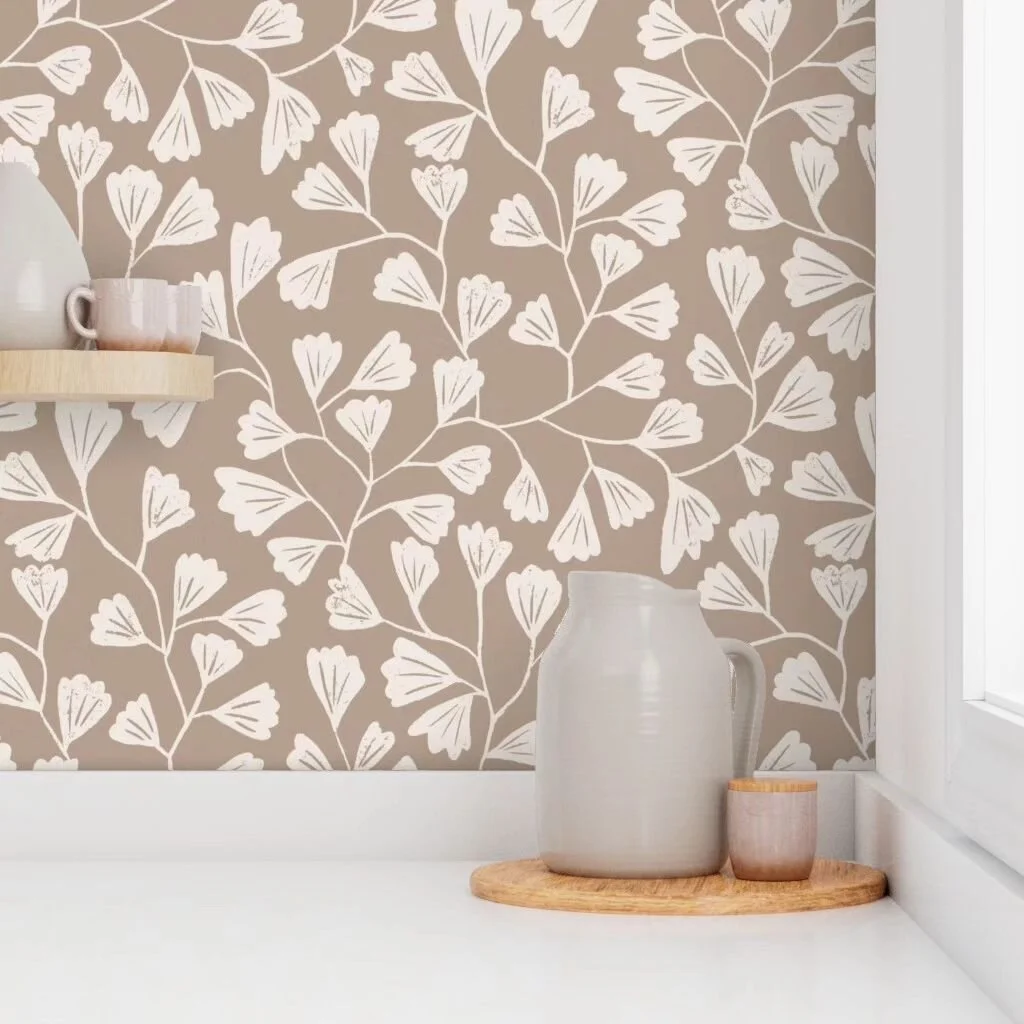 I just entered this design in @spoonflower's #warmminimalism #spoonflowerchallenge. I don't usually go for beige, but there is something really lovely and earthy about this shade. The challenge was to design a wallpaper in warm earthy neutrals that w