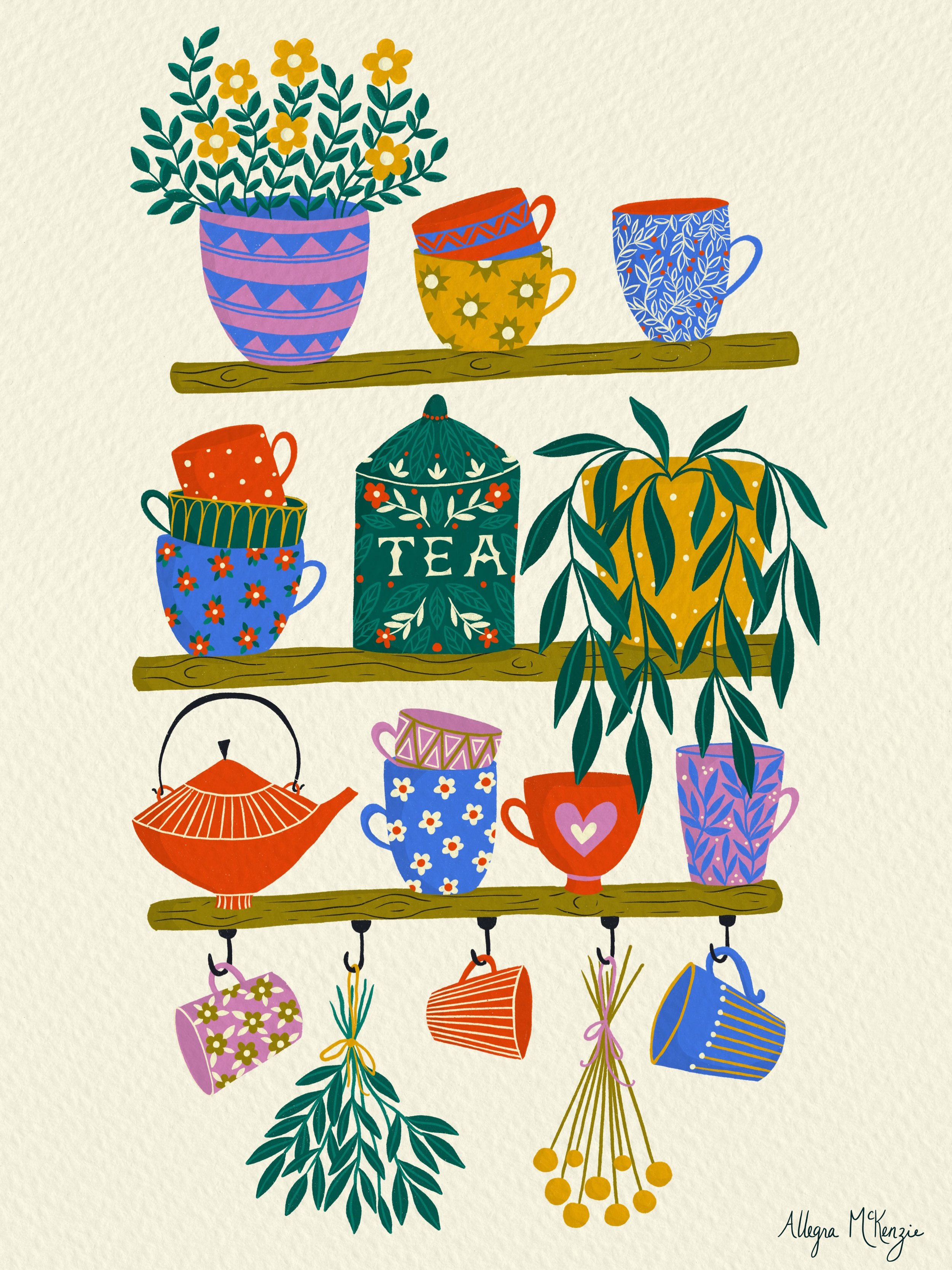 My best job ever was working in my parents&rsquo; pottery studio, decorating mugs, bowls and plates for my mom. She has developed the most beautiful way of decorating porcelain, with layer after layer of colour and pattern. She is definitely responsi