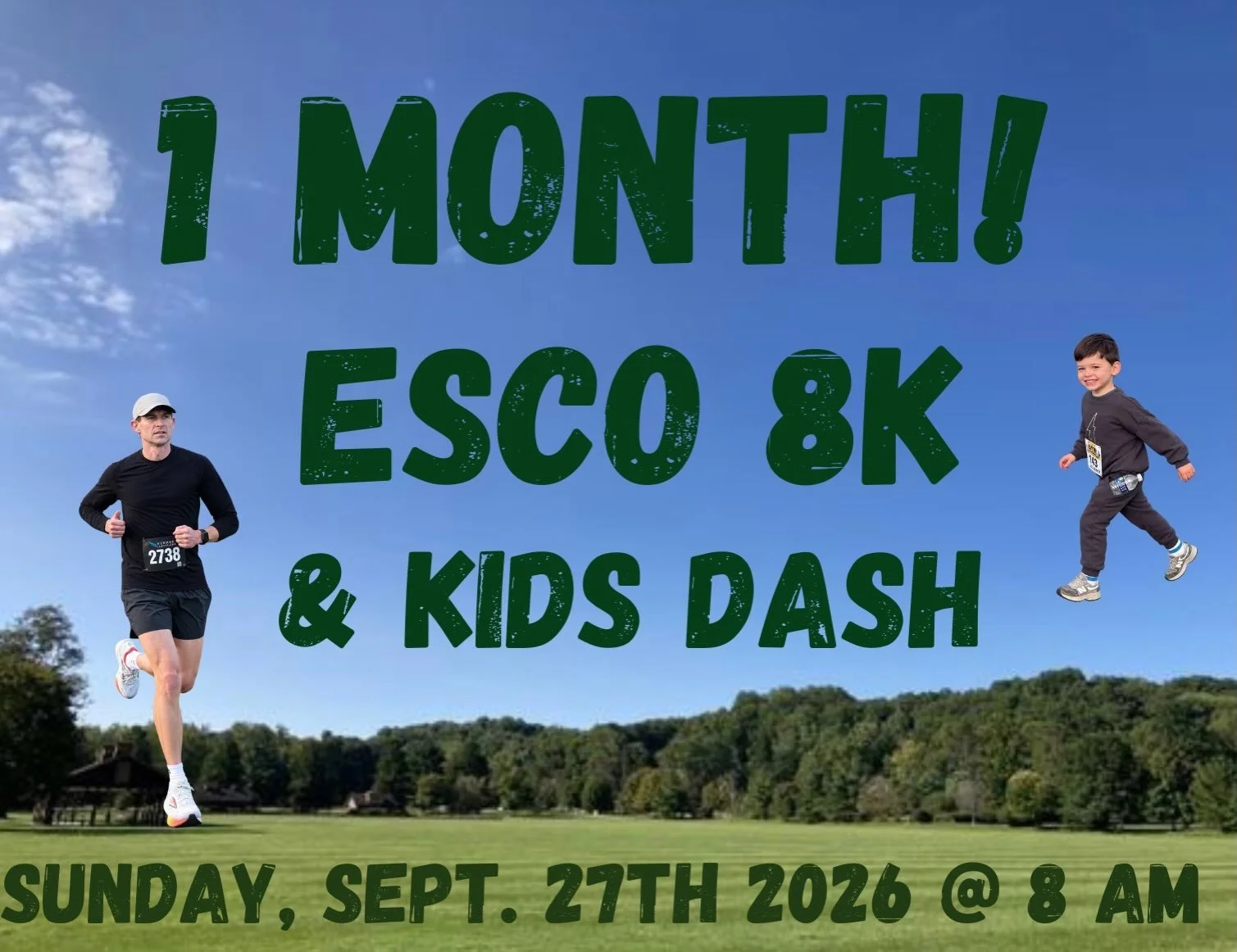The countdown is on! Sign up today and join us at the Polo Field Cleveland Metroparks! 🏃💨🌳 Bring the whole family, after the 8k trail race we will host a KIDS DASH. Kids will receive bibs and medals for participating 🏅😁🏃🏻&zwj;♀️

#runcle #ohio