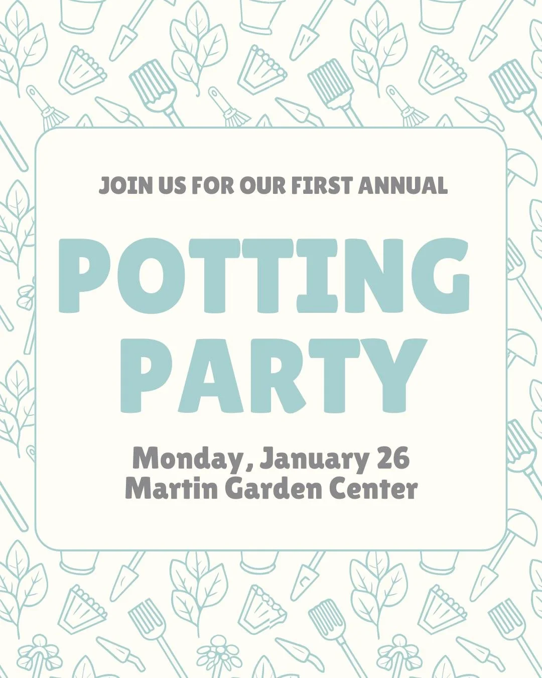Join us for an afternoon of fellowship, creativity, and purpose as we gather to support Greenville&rsquo;s Gift!

On Monday, January 26, 2026, we&rsquo;ll host a hands-on workshop at Martin Garden Center where guests will help craft beautiful seasona