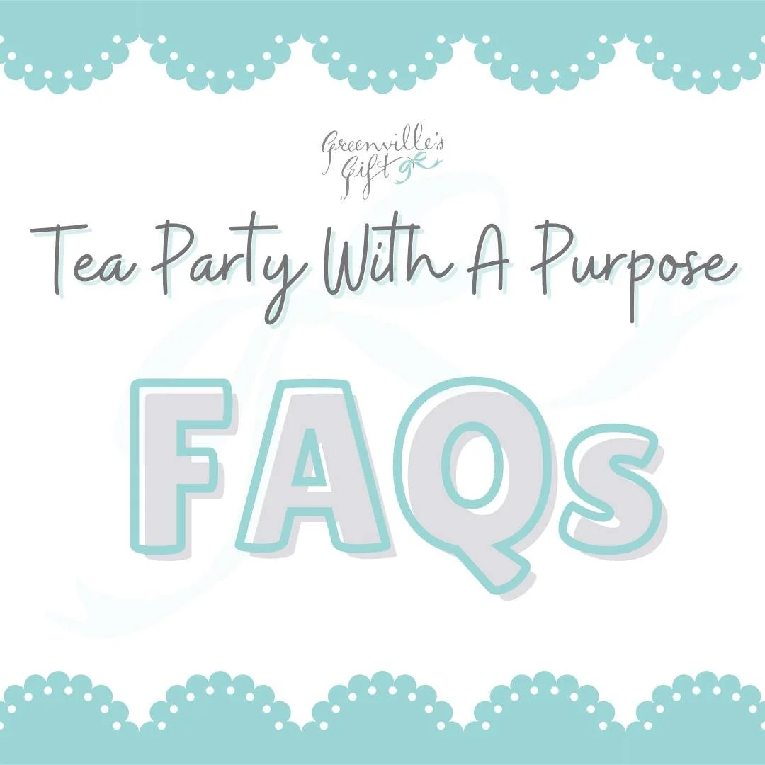 We can't wait to see everyone at the Tea Party this Sunday! Here are some details to help prepare!