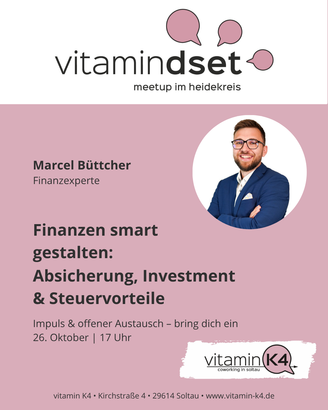 Meetup #vitamindset: Finanzen smart gestalten