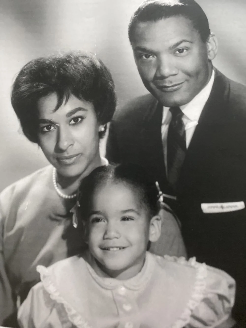Cleo H. Jackson with husband Bill Jackson and daughter Jill Jackson (1960s)
