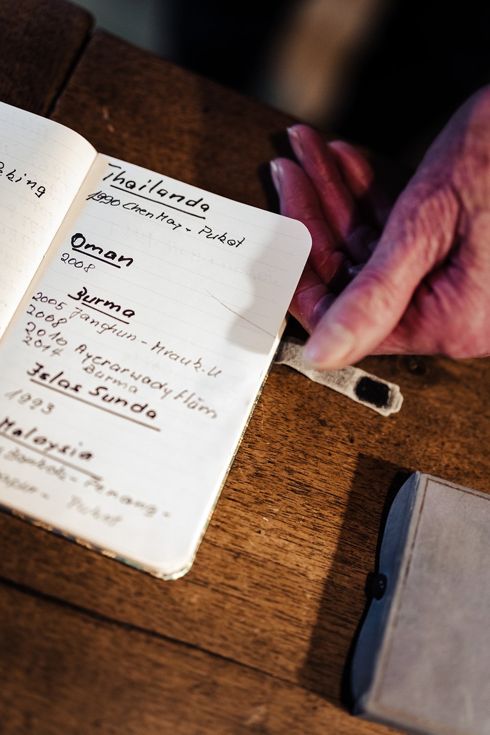 Maria Godly's travel book. Photo: Filip Zuan