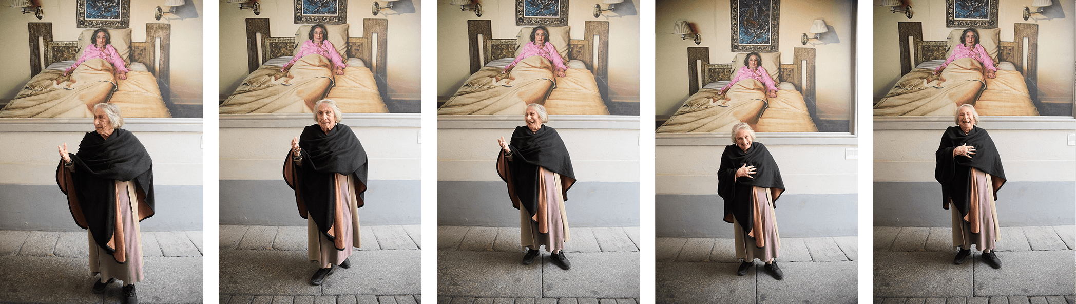 Edna Katz Silver in Milan. Photo: Luisa Pagani