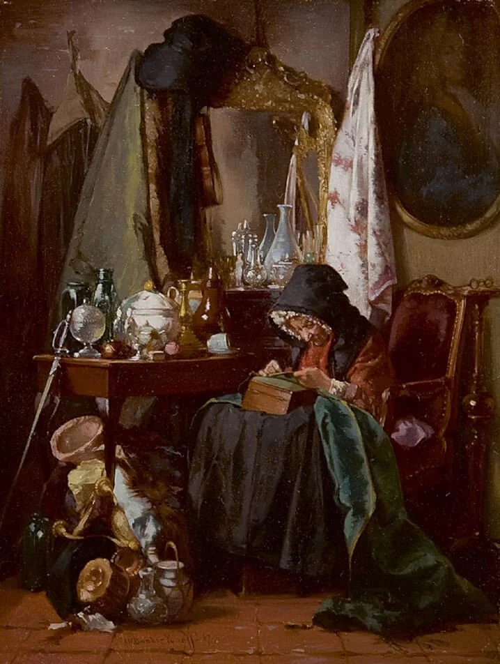 Image 5: Een uitdraagster (Marchante de Bric-à-Brac), Alexander Hugo Bakker Korff, 1867