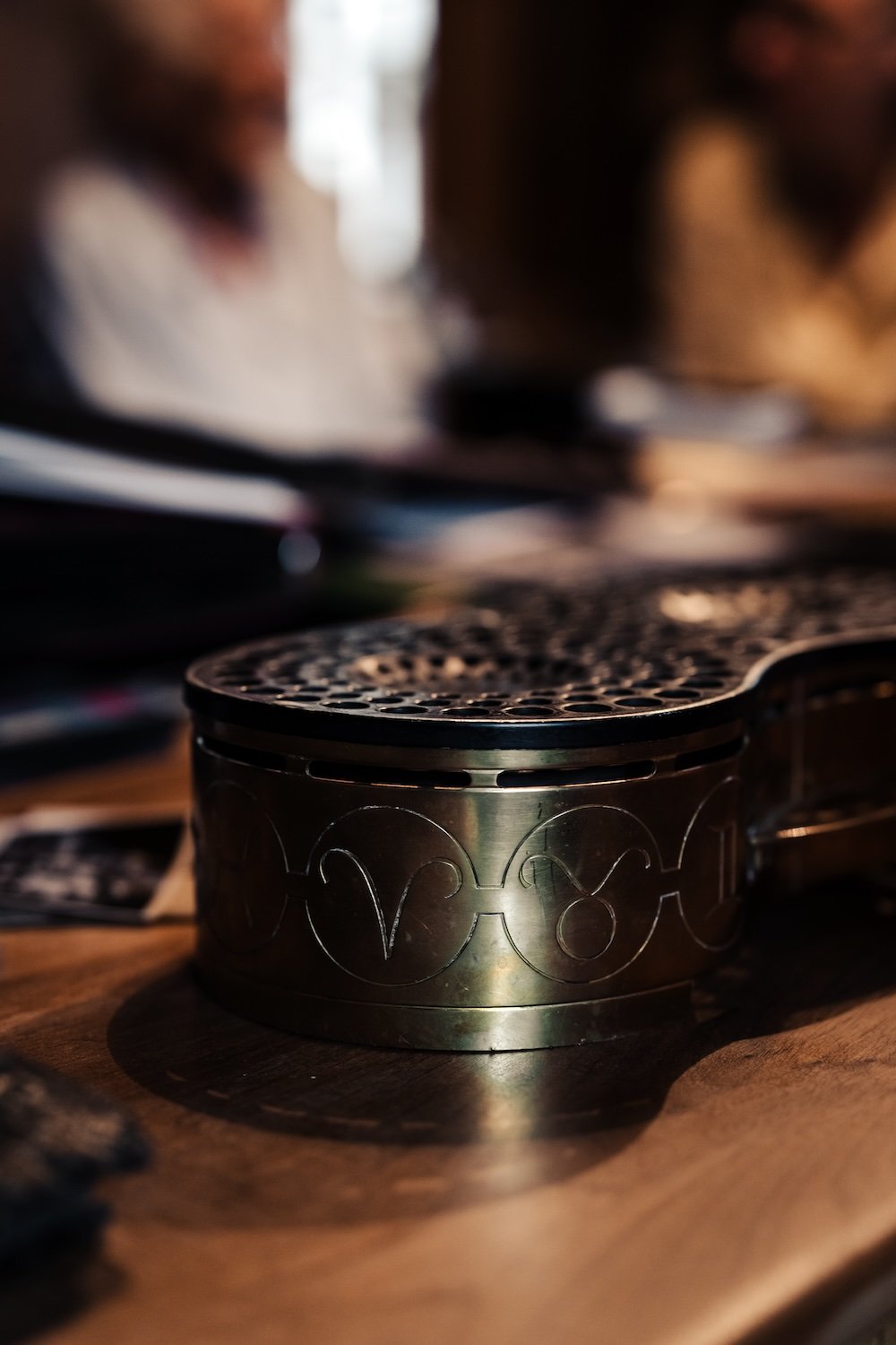 Fondue stand & plate warmer. Photo: Filip Zuan