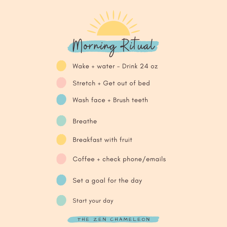 Morning Rituals — The Zen Chameleon