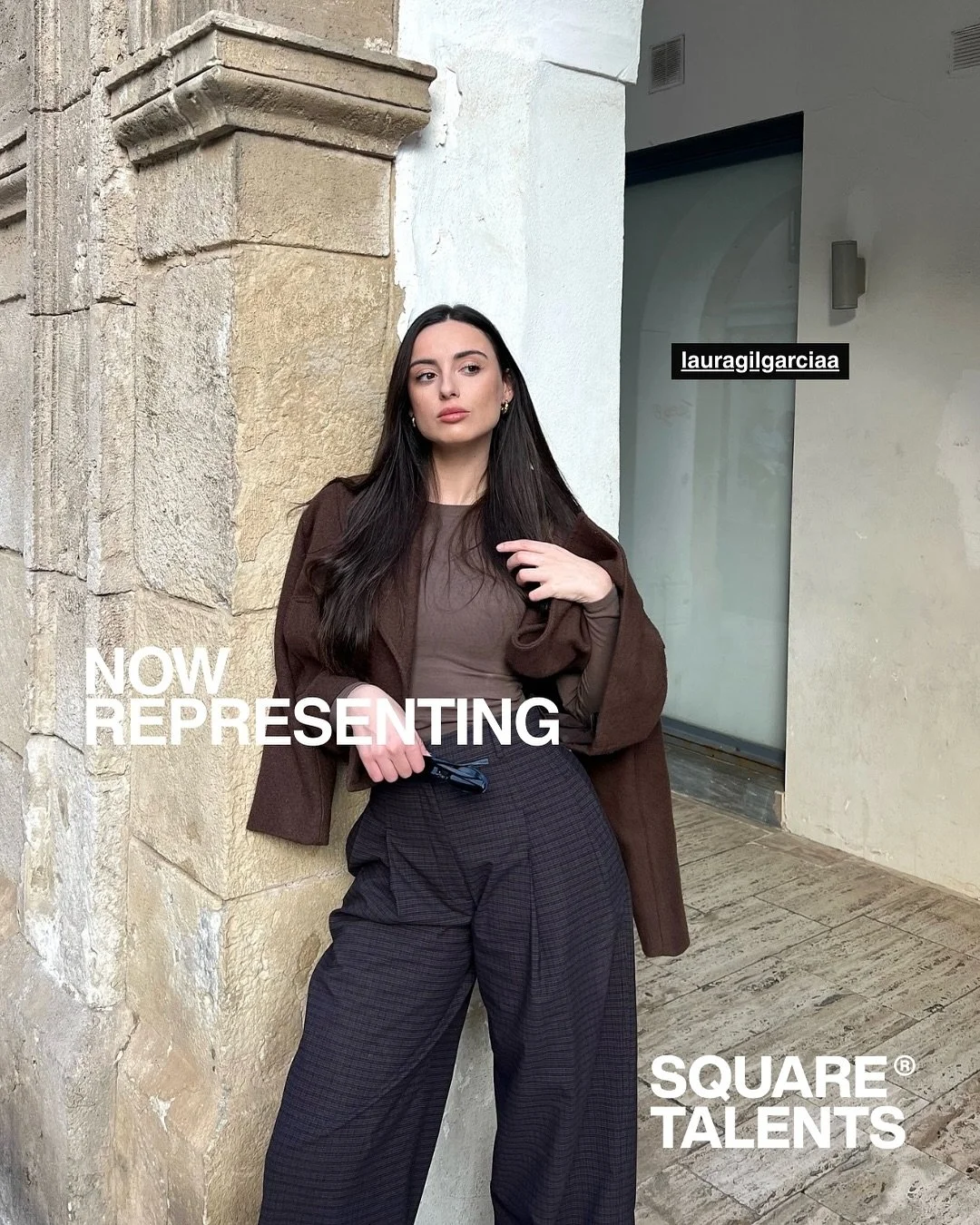 Welcome to the fam @lauragilgarciaa 🤍🌹 #NewSquareTalent