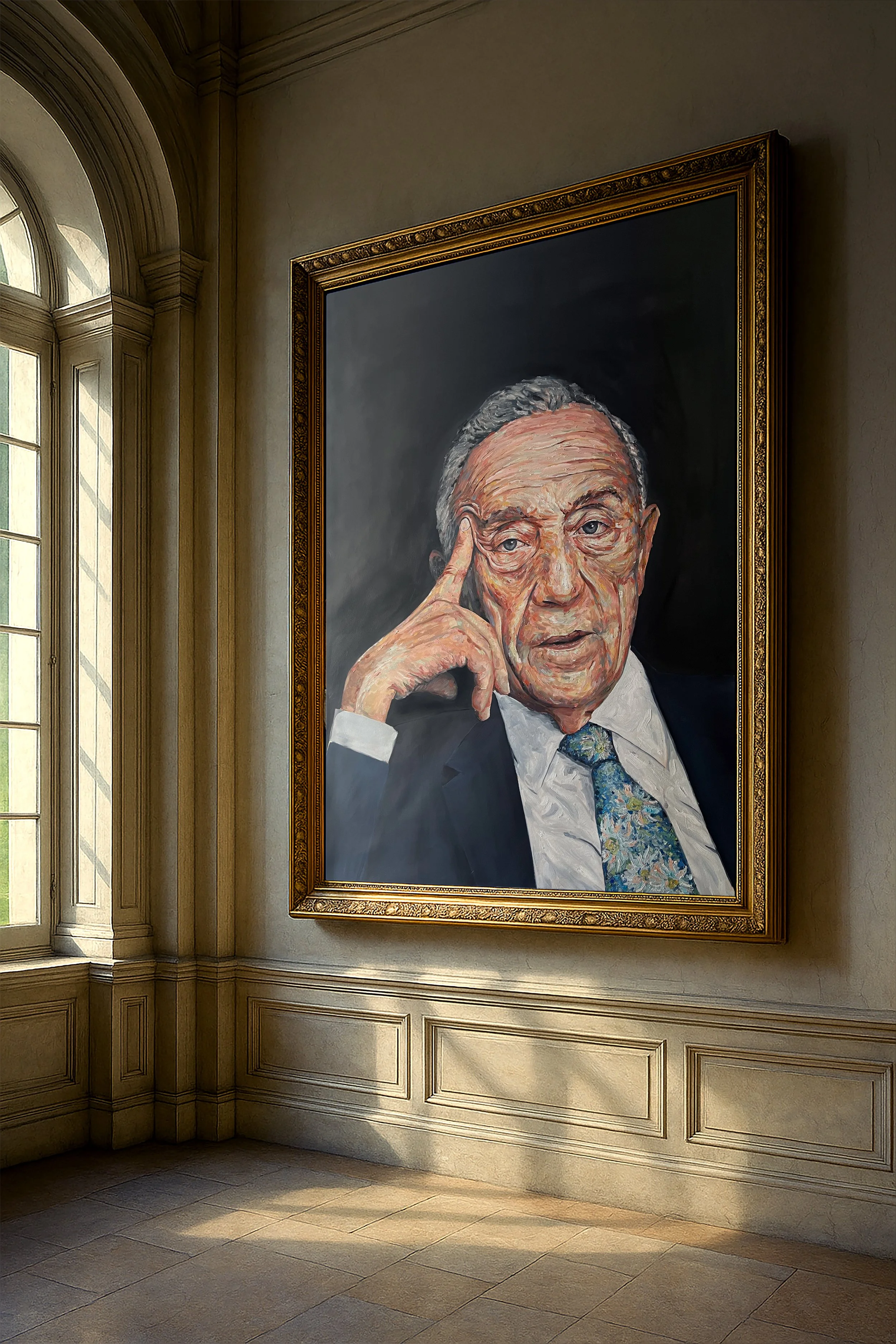 The Weight of Thought - Portrait of the President of the Portuguese Republic