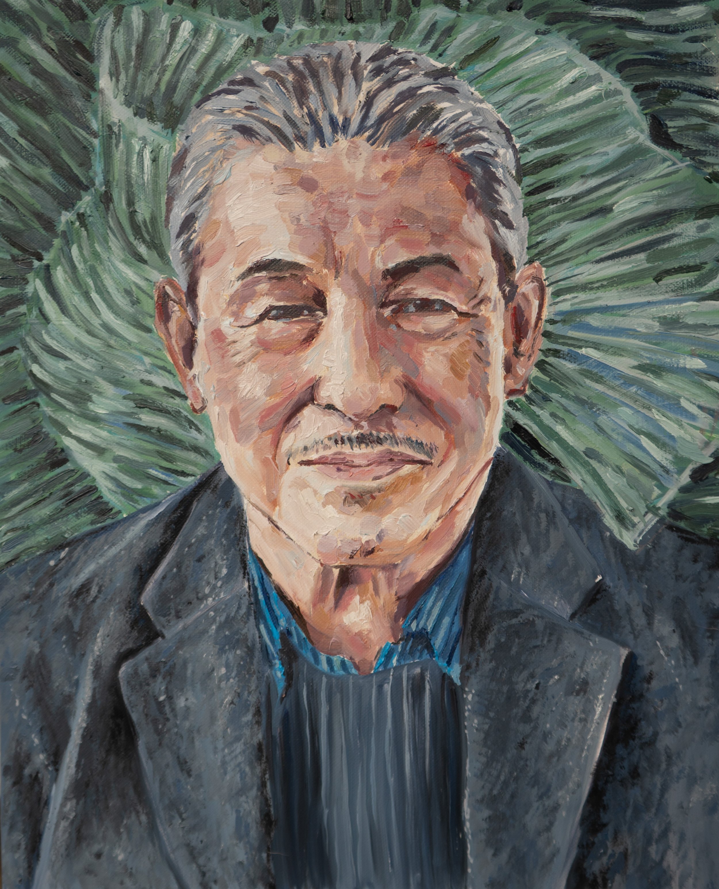 Issey Miyake Portrait Artwork- Vogue Portugal by Gus Romano