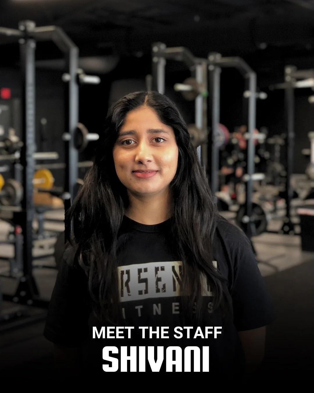 👋 Meet Shivani &mdash; our Assistant Manager here at Arsenal!

Her fitness journey started 5 years ago when she decided to get stronger and take control of her health. Along the way, she fell in love with powerlifting and eventually found her home a