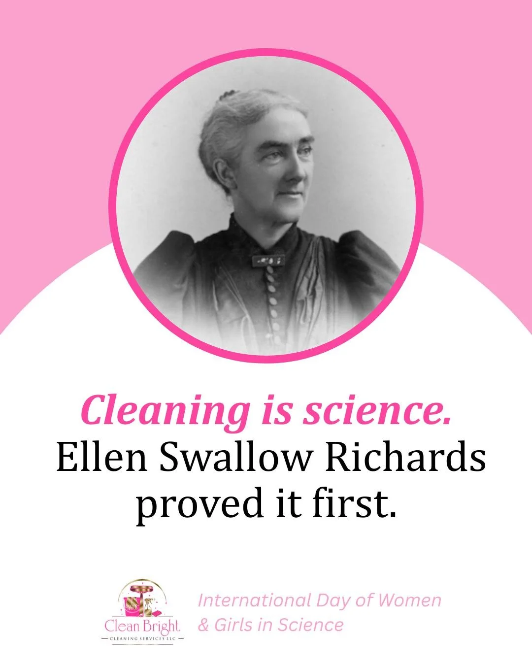 For International Day of Women &amp; Girls in Science, we&rsquo;re spotlighting Ellen Swallow Richards &mdash; a chemist, educator, and public health pioneer who forever changed how we think about cleanliness.

Ellen was the first woman chemist in th