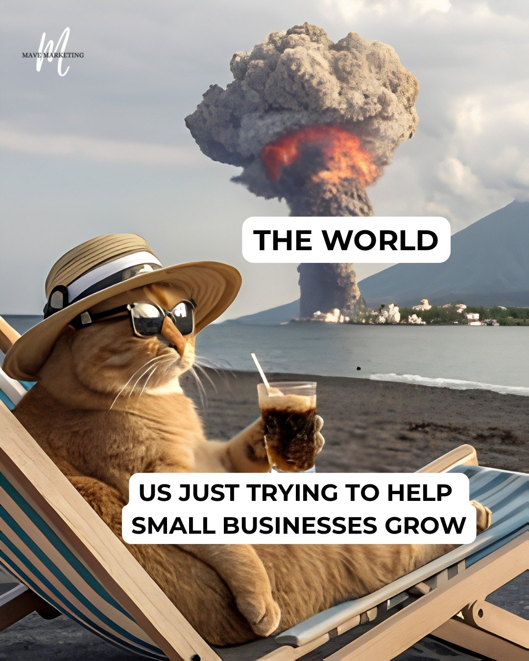 The world: 🌋🔥 chaos everywhere

Us: &ldquo;So, how&rsquo;s your engagement lately?&rdquo;

It&rsquo;s tough out there, but Mave is still focused on small businesses that are hustling and moving forward. We are cheering you on!

#Mavemarketing #Smal