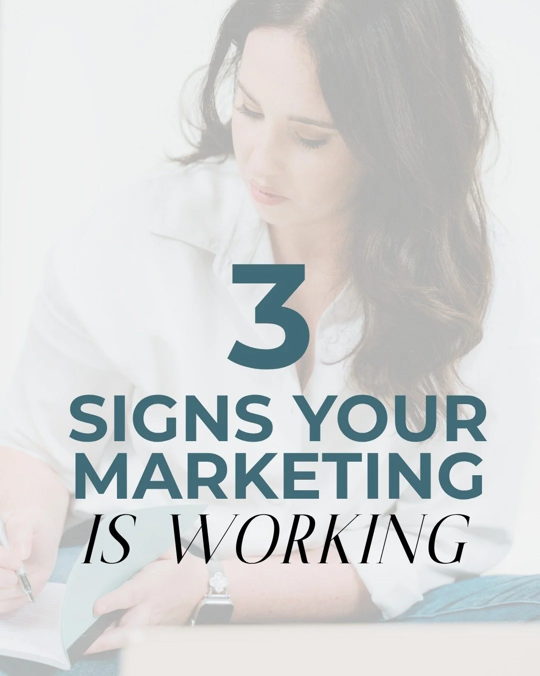 Marketing can feel like shouting into the void, especially at first.

But here are 3 signs it's actually working, even if it doesn't feel like it yet:

1️⃣ People mention your content in real life.
"I saw your post about that" is one of the