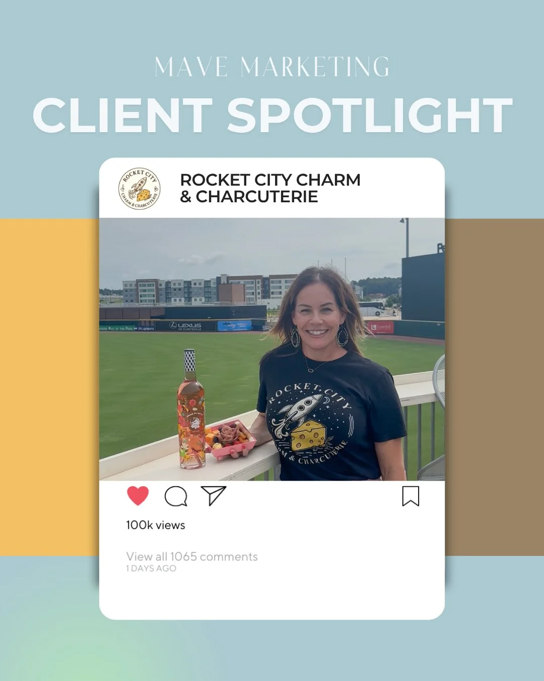Good food brings people together. Great branding helps more people find the table.

Rocket City Charm &amp; Charcuterie creates the kind of spreads that stop you mid-scroll and we've been honored to help them rebuild their digital presence to match t